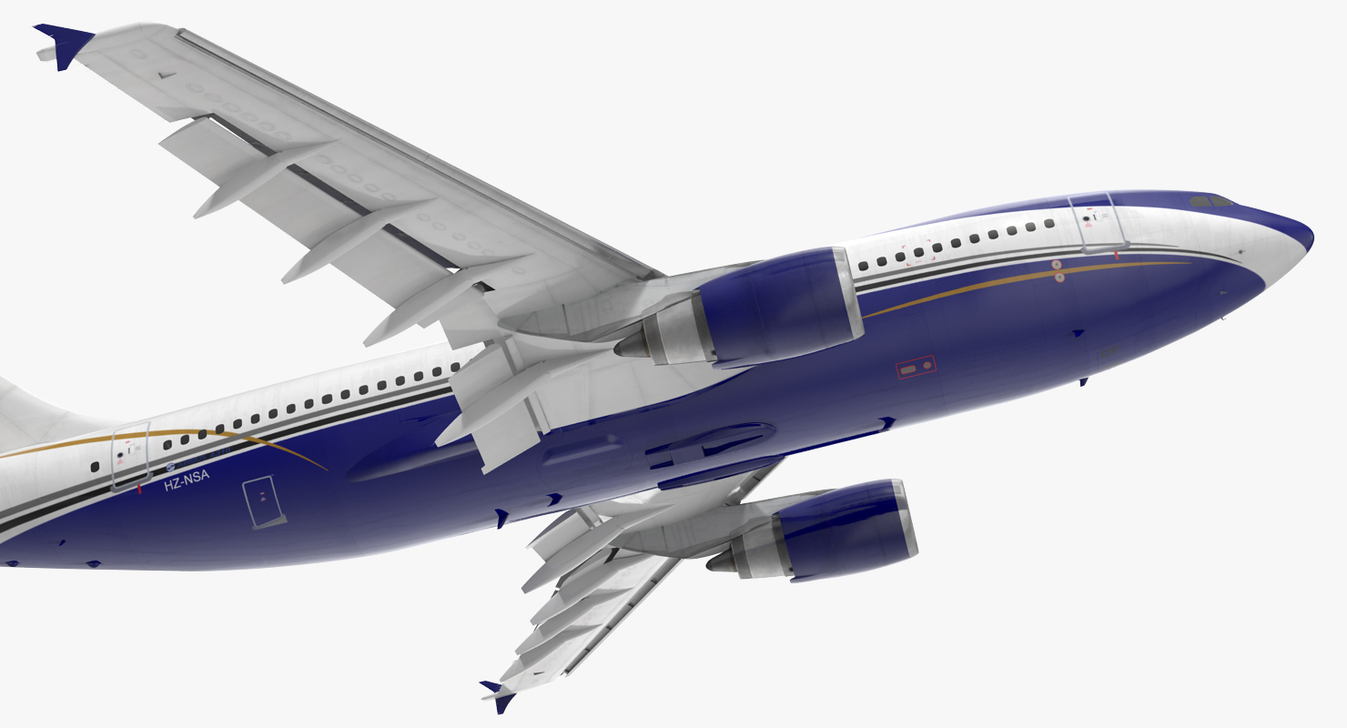 Airbus A310 300 Rigged 3D