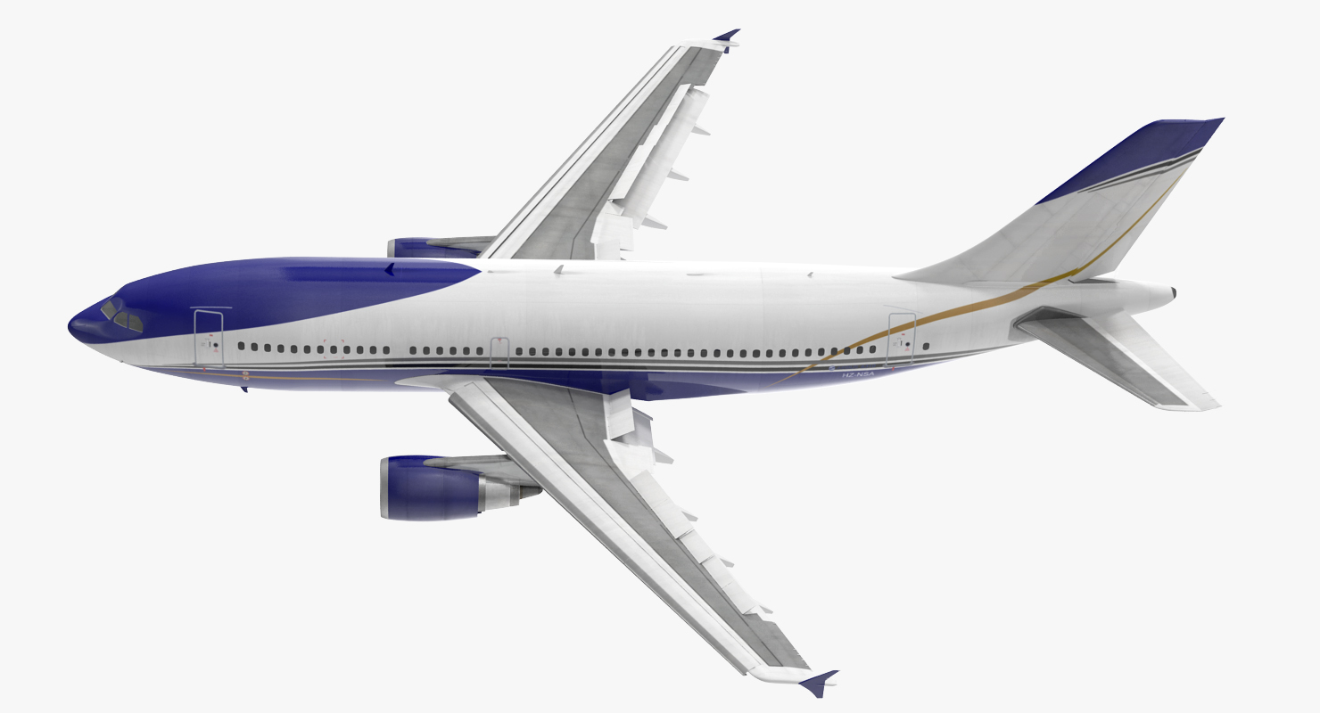 Airbus A310 300 Rigged 3D