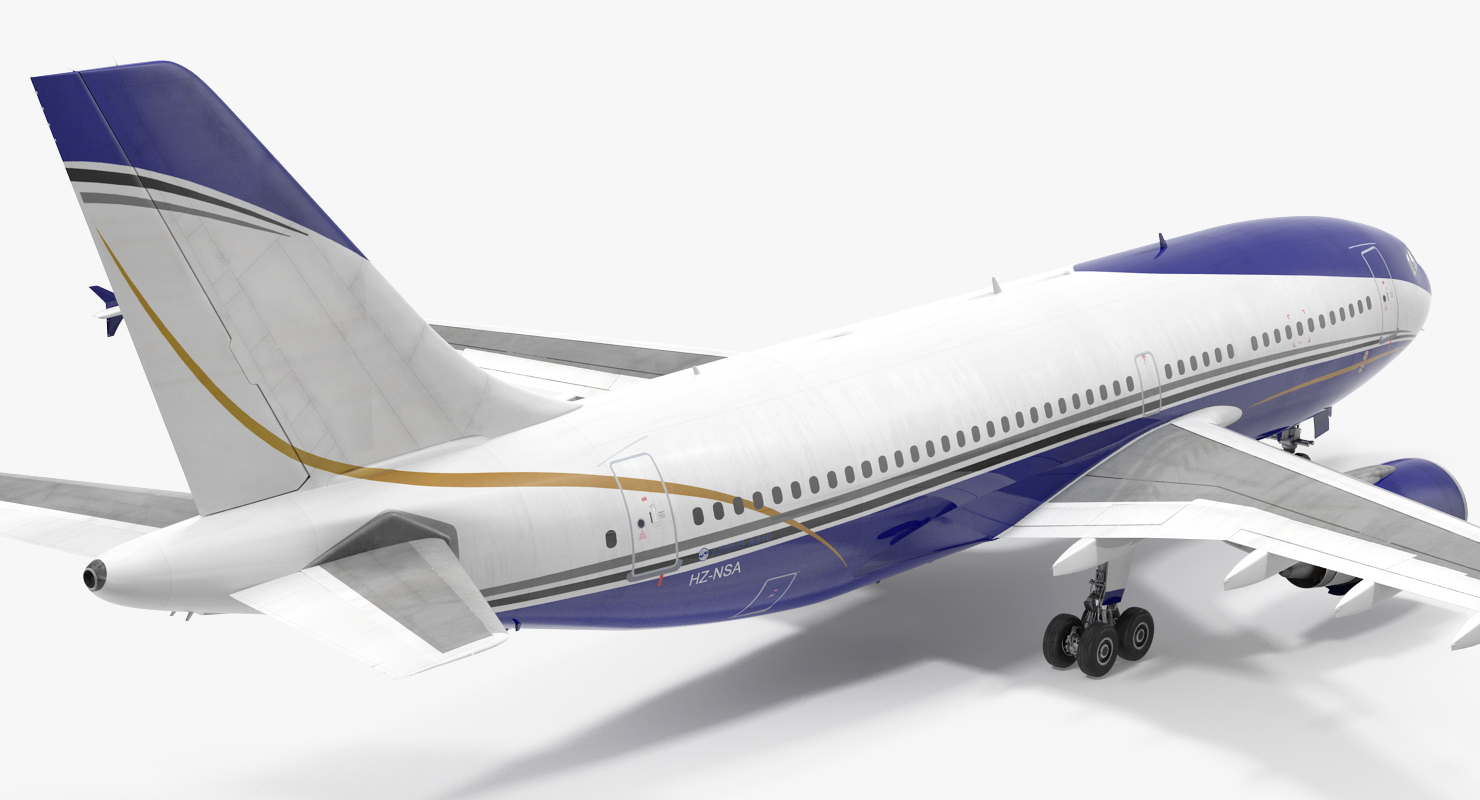 Airbus A310 300 Rigged 3D