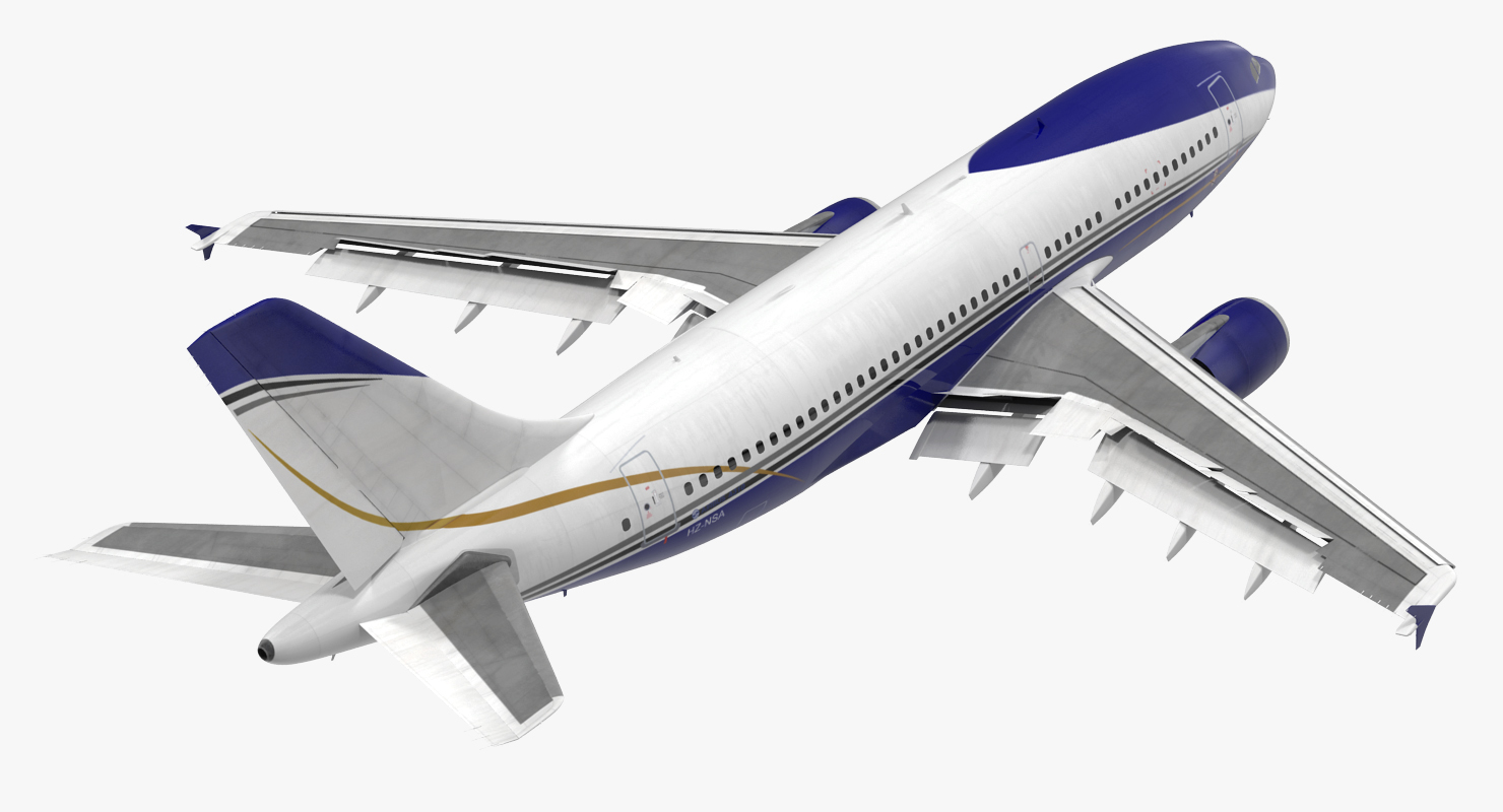 Airbus A310 300 Rigged 3D