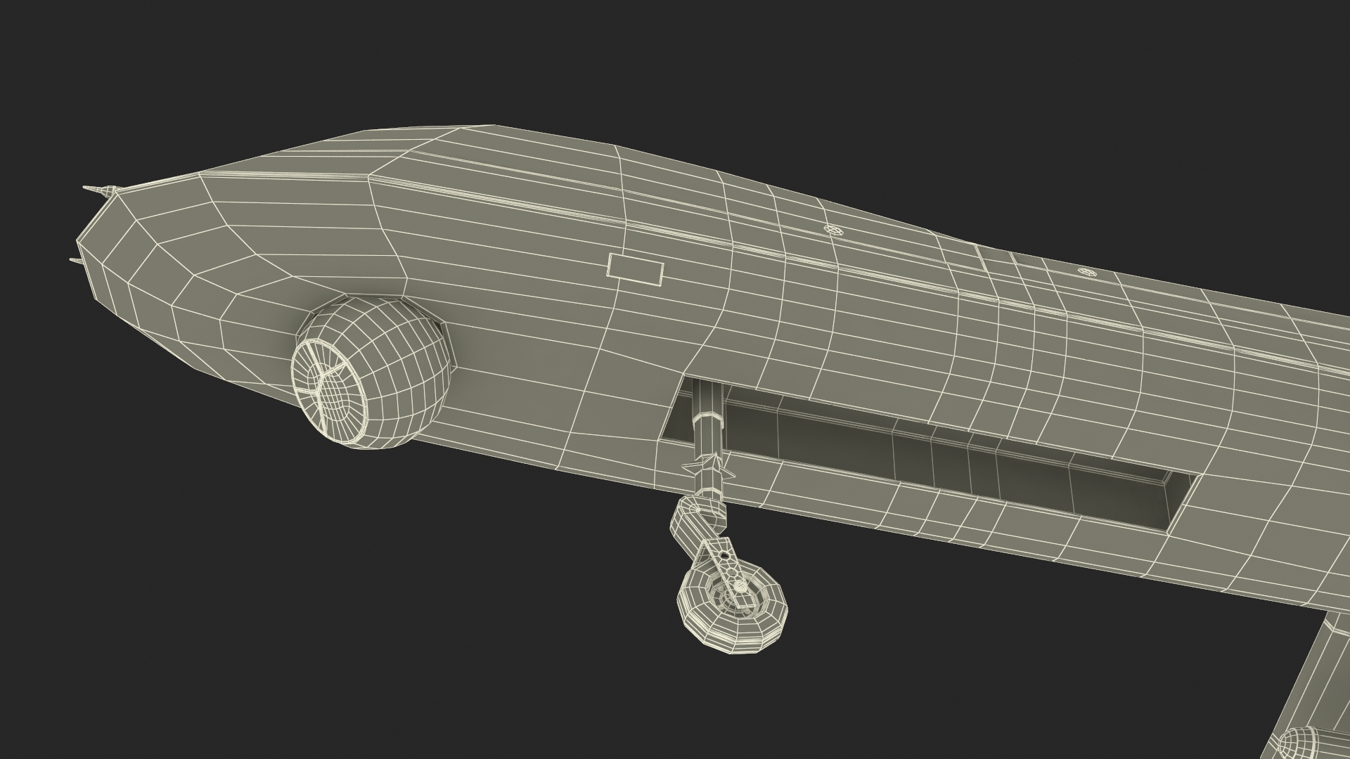 3D Iranian Dron Qods Mohajer 10 model