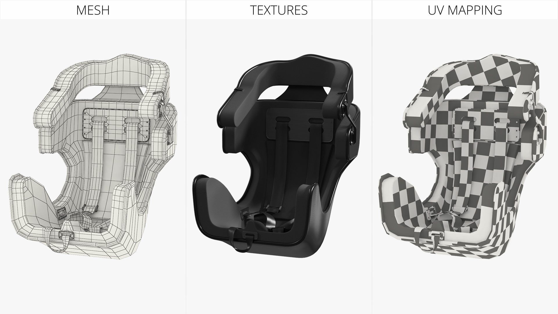 Carbon Racing Safety Seat Black, view 7