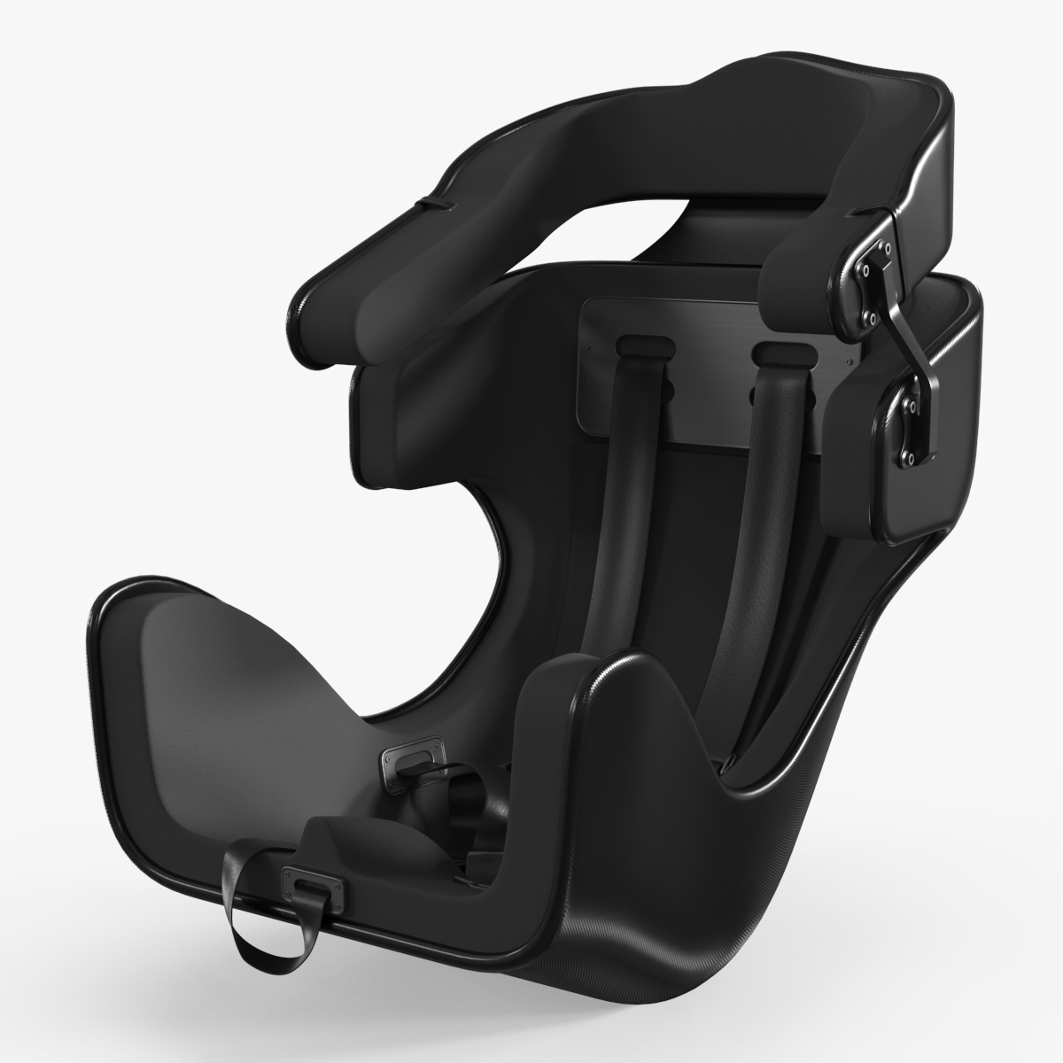 Carbon Racing Safety Seat Black