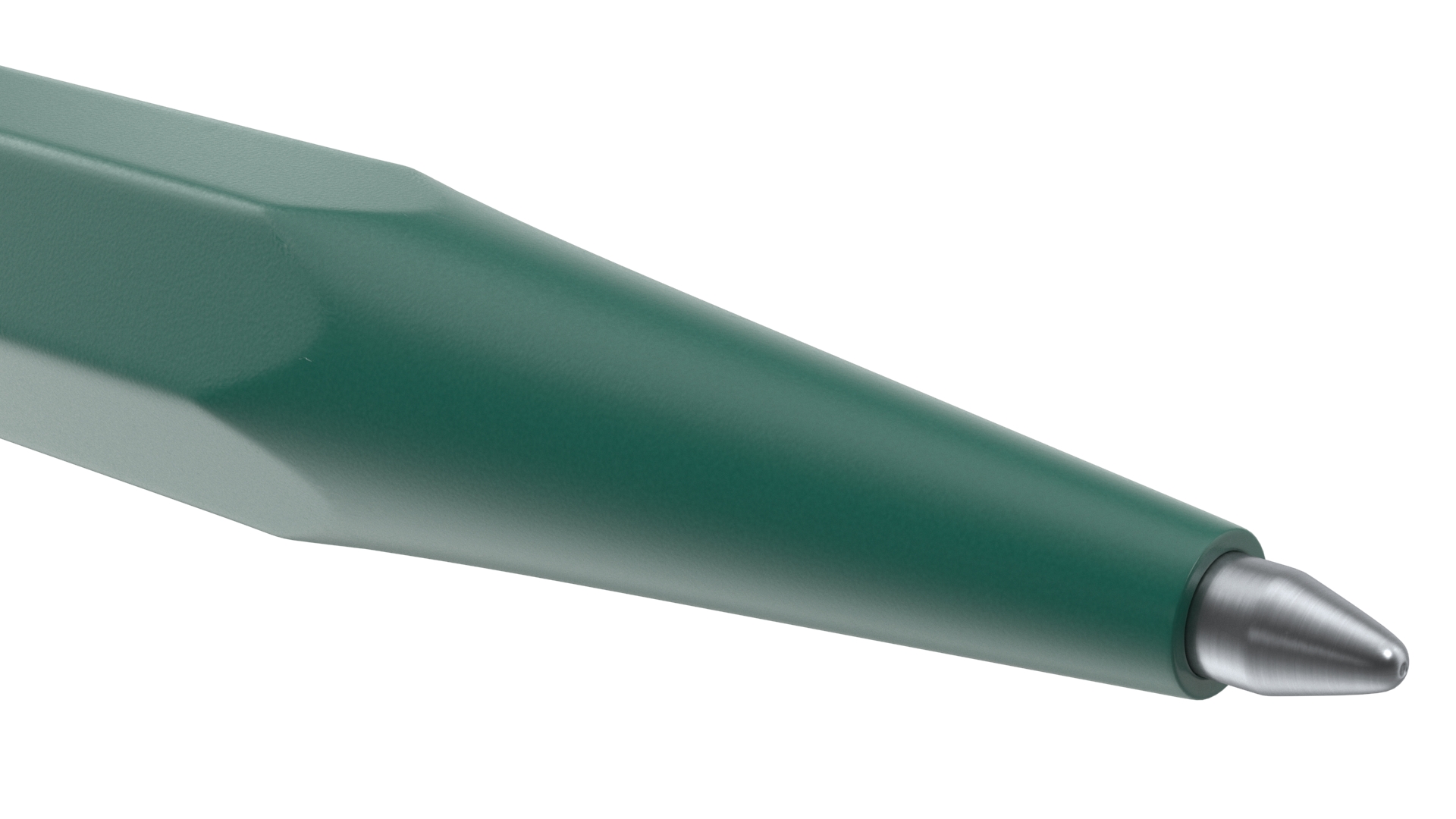 Ballpoint Pen Rolex Caran dAche Gold Green 3D