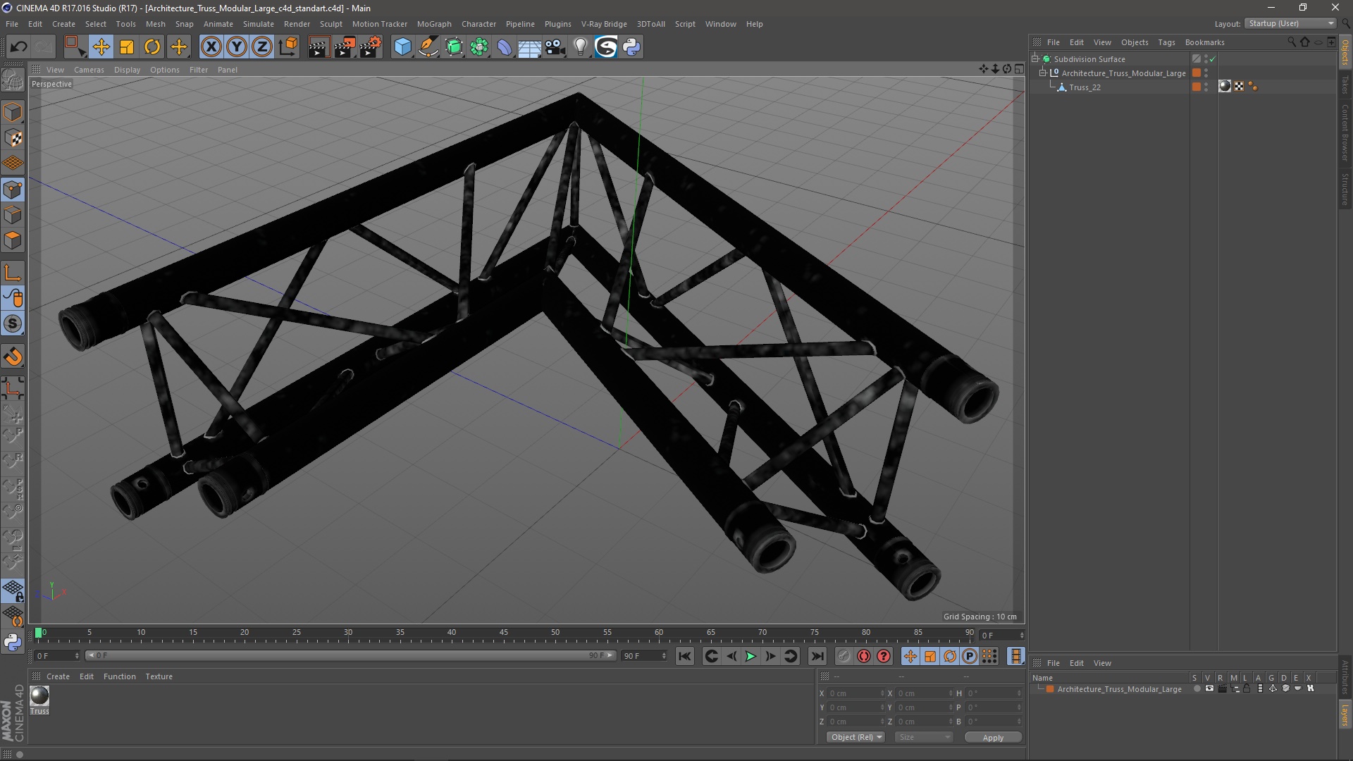 Architecture Truss Modular Large 3D