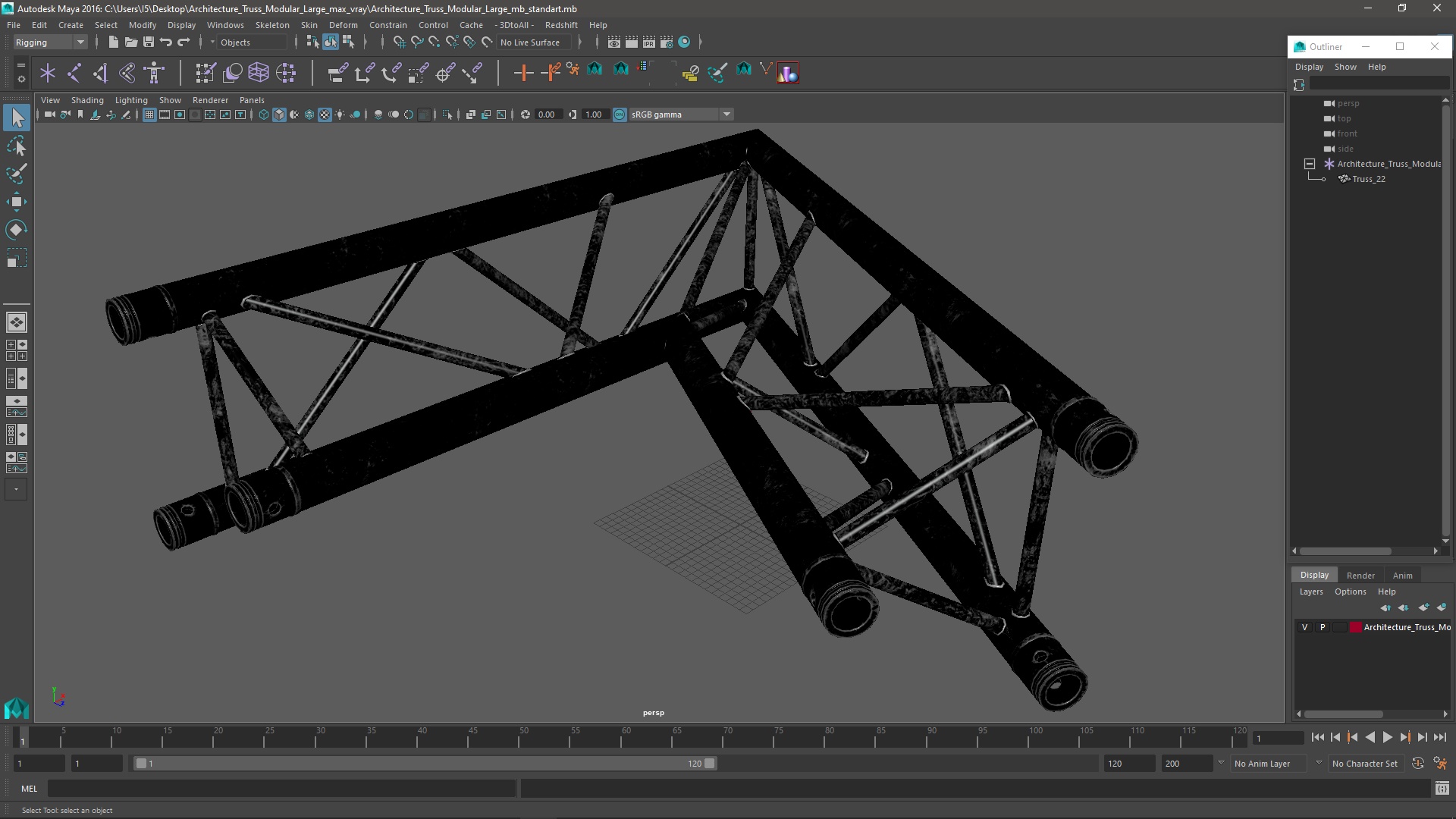 Architecture Truss Modular Large 3D