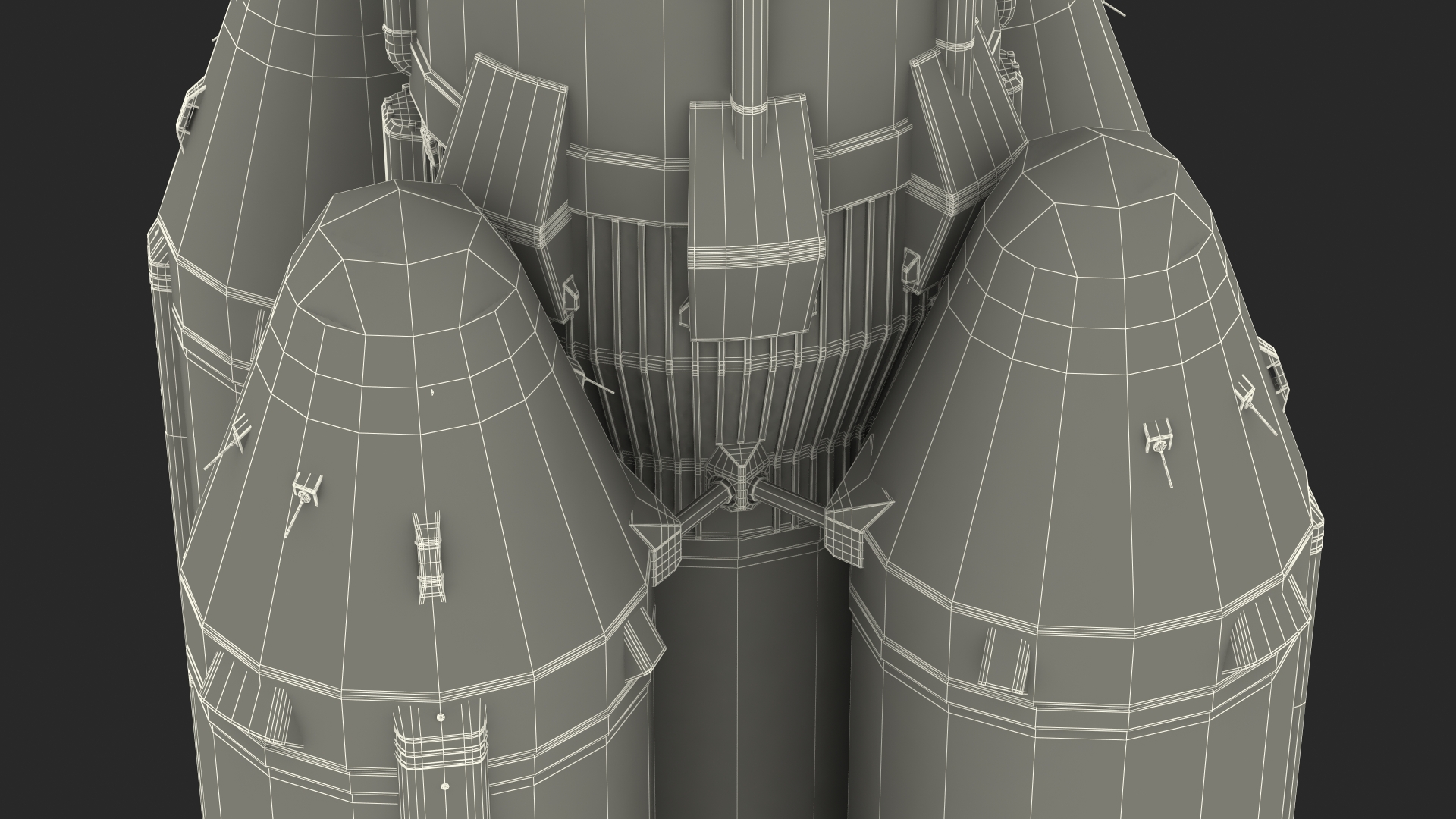 3D model Angara A5 Heavy Lift Launch Vehicle