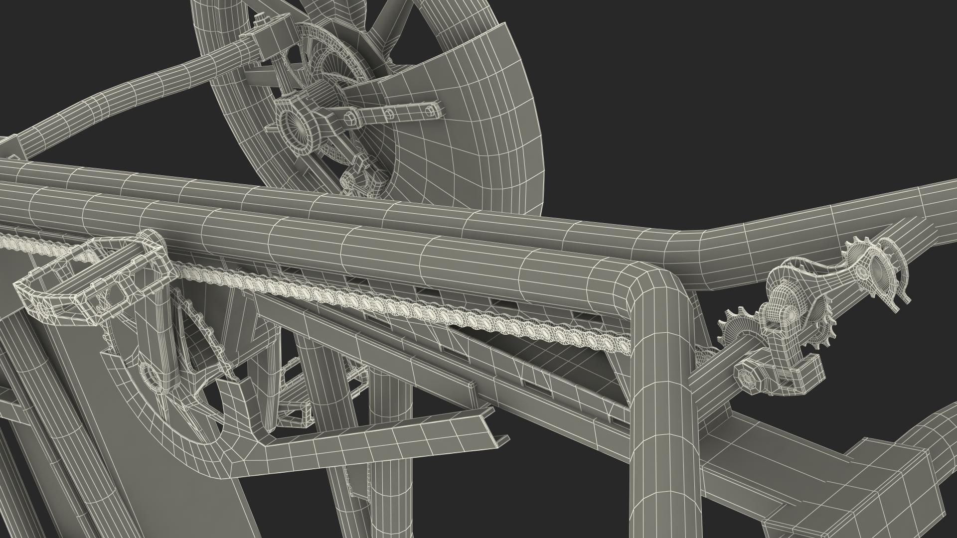 Cargo Bike EAV DPD Rigged for Maya 3D model