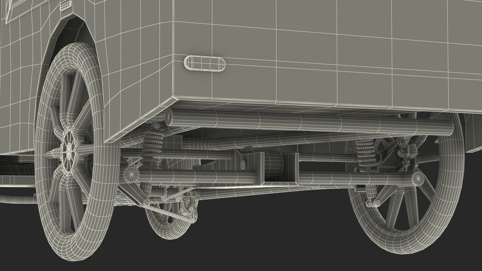 Cargo Bike EAV DPD Rigged for Maya 3D model