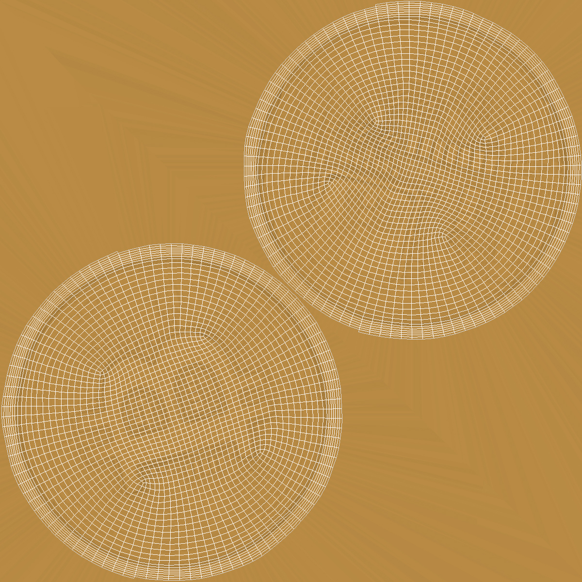 Gold Bitcoin Coin 3D