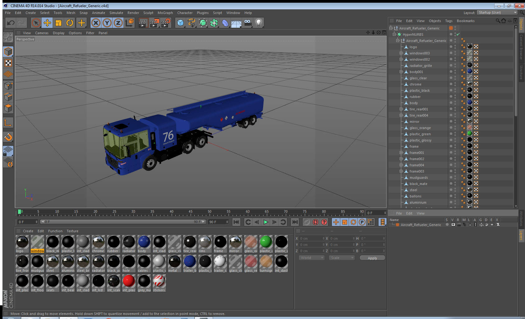 3D model Aircraft Refueler Generic