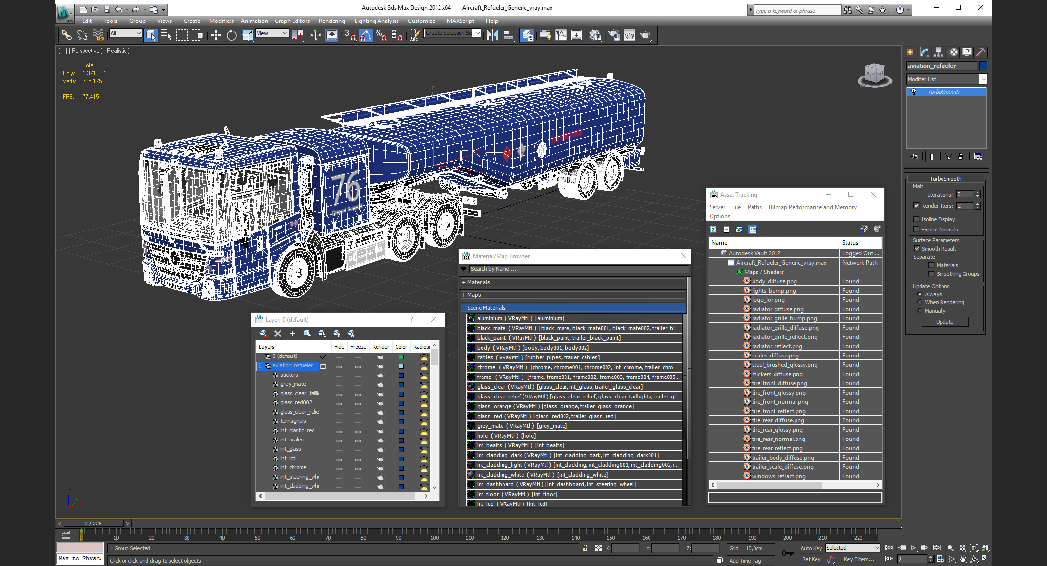 3D model Aircraft Refueler Generic