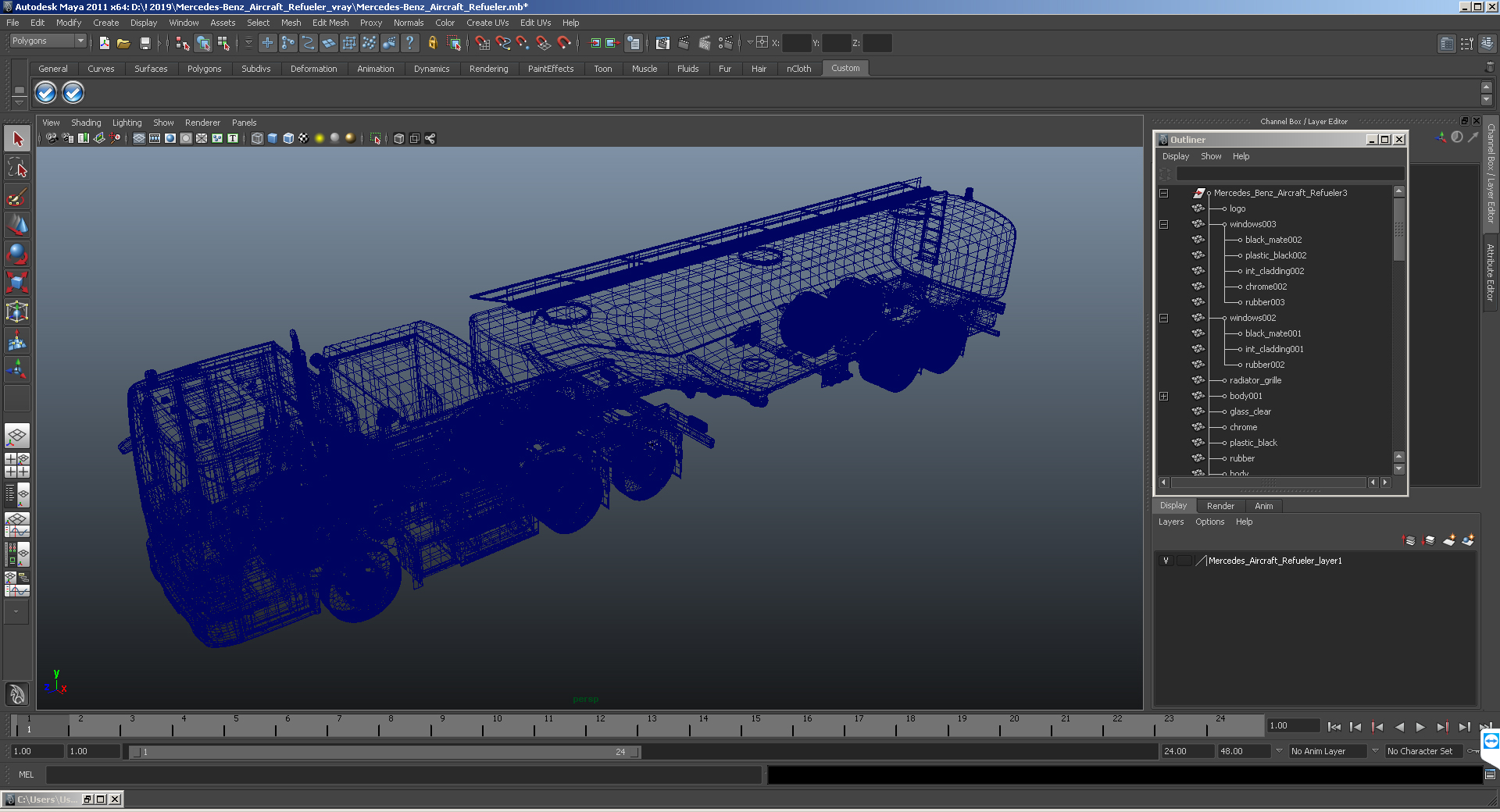 3D model Aircraft Refueler Generic