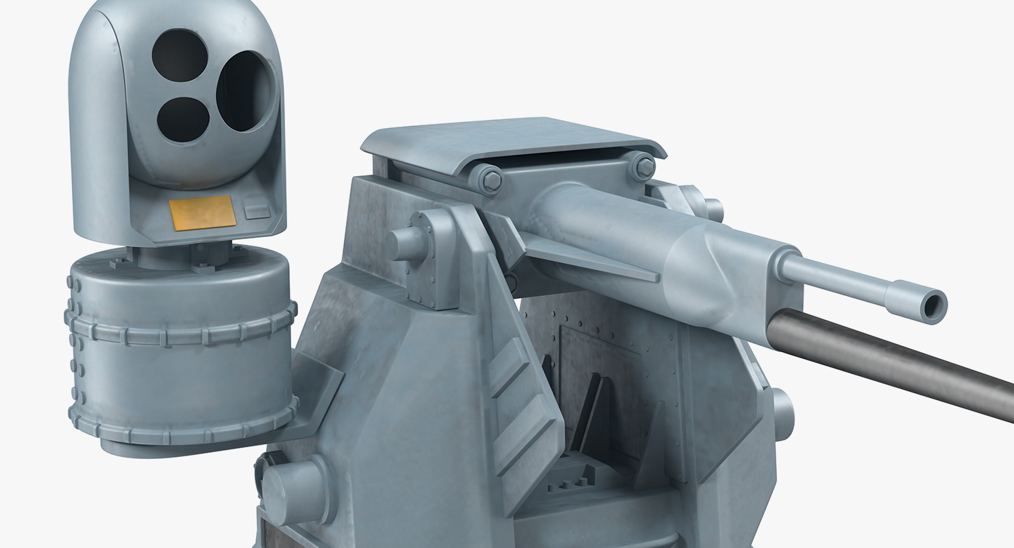 3D model M242 Bushmaster Chain Gun