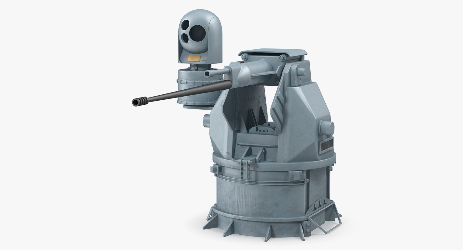 3D model M242 Bushmaster Chain Gun