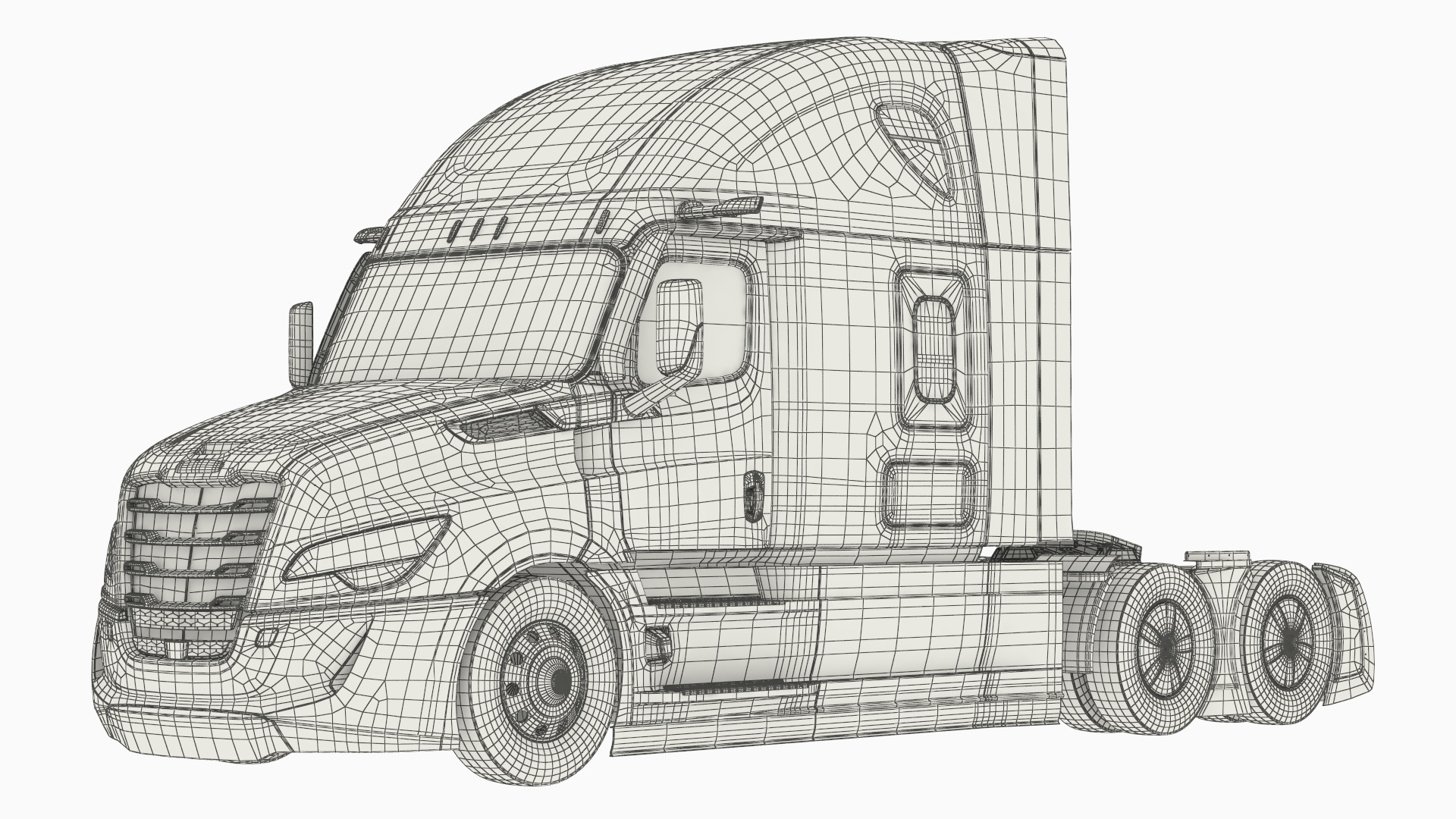 Freightliner Cascadia 2025 Semi Truck Simplified - view 9