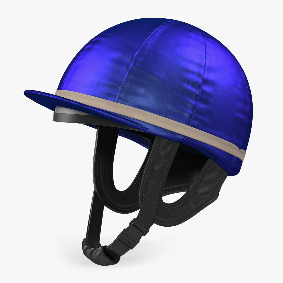 Horse Racing Jockey Helmet 3D Model