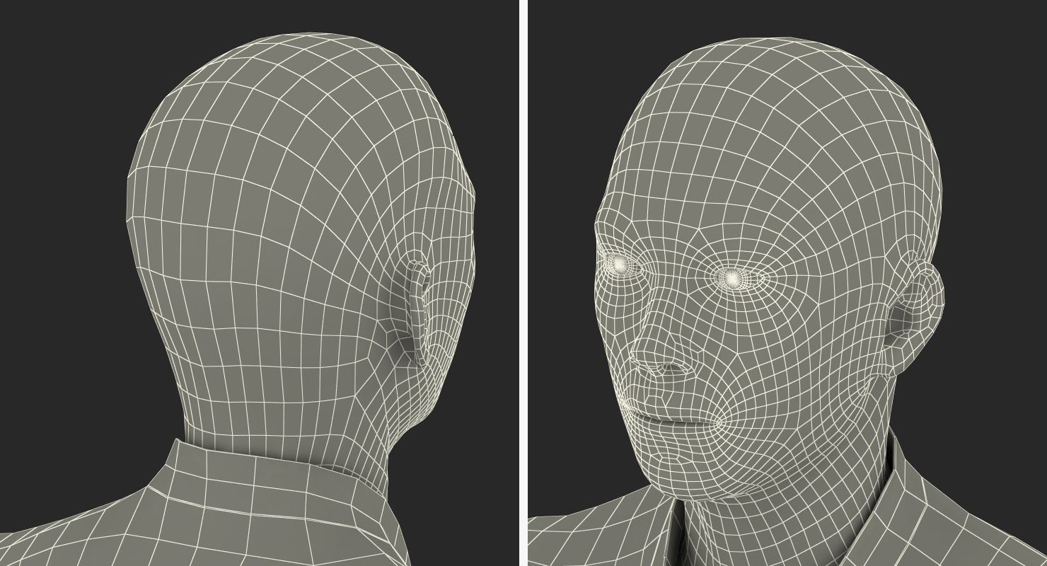 3D model Japanese Karate Fighter Rigged