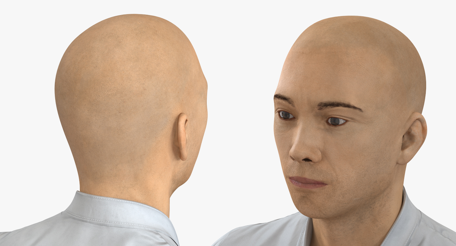 3D model Japanese Karate Fighter Rigged