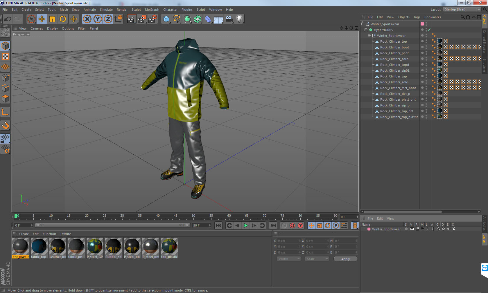 Winter Sportswear 3D