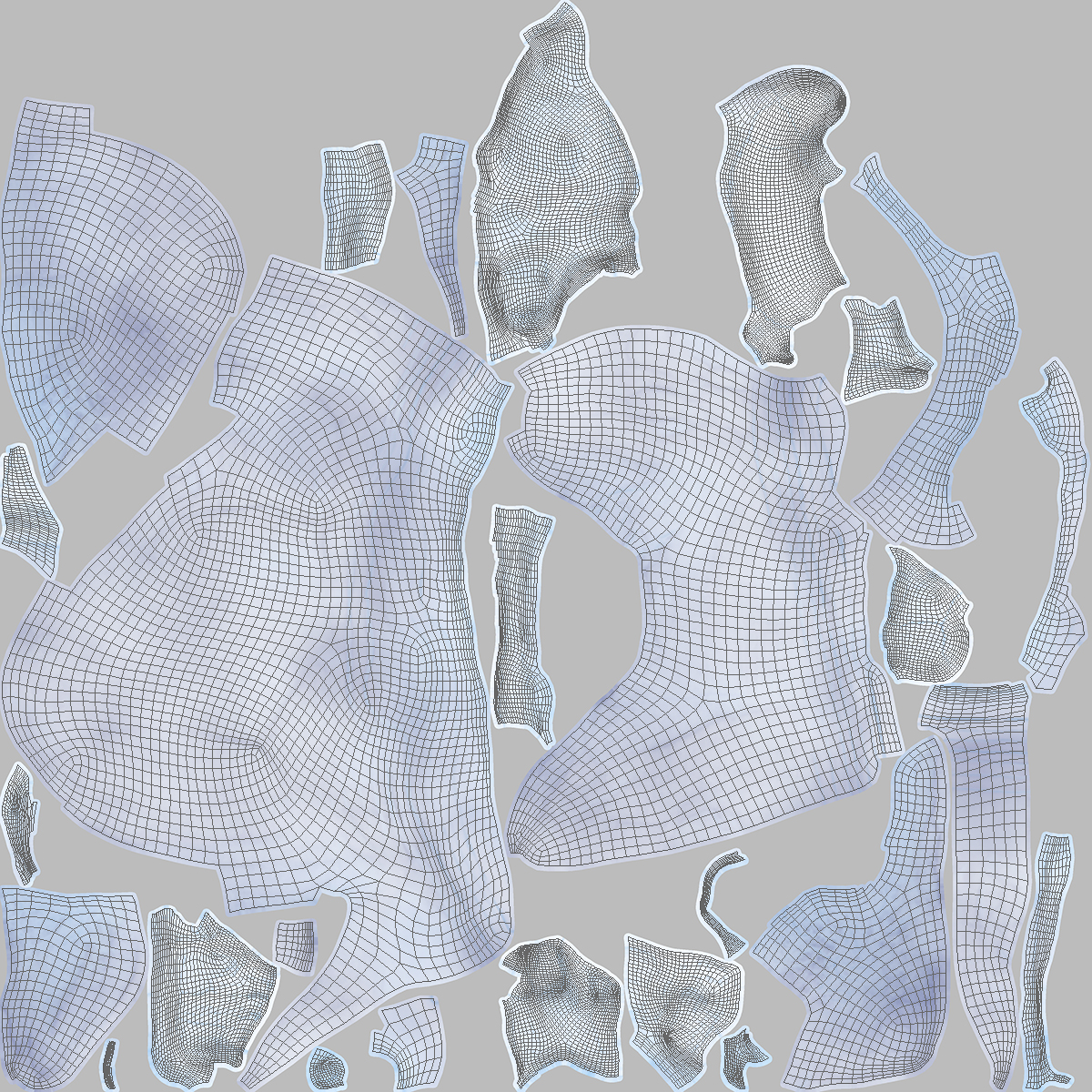 3D Iceberg Above and Underwater model