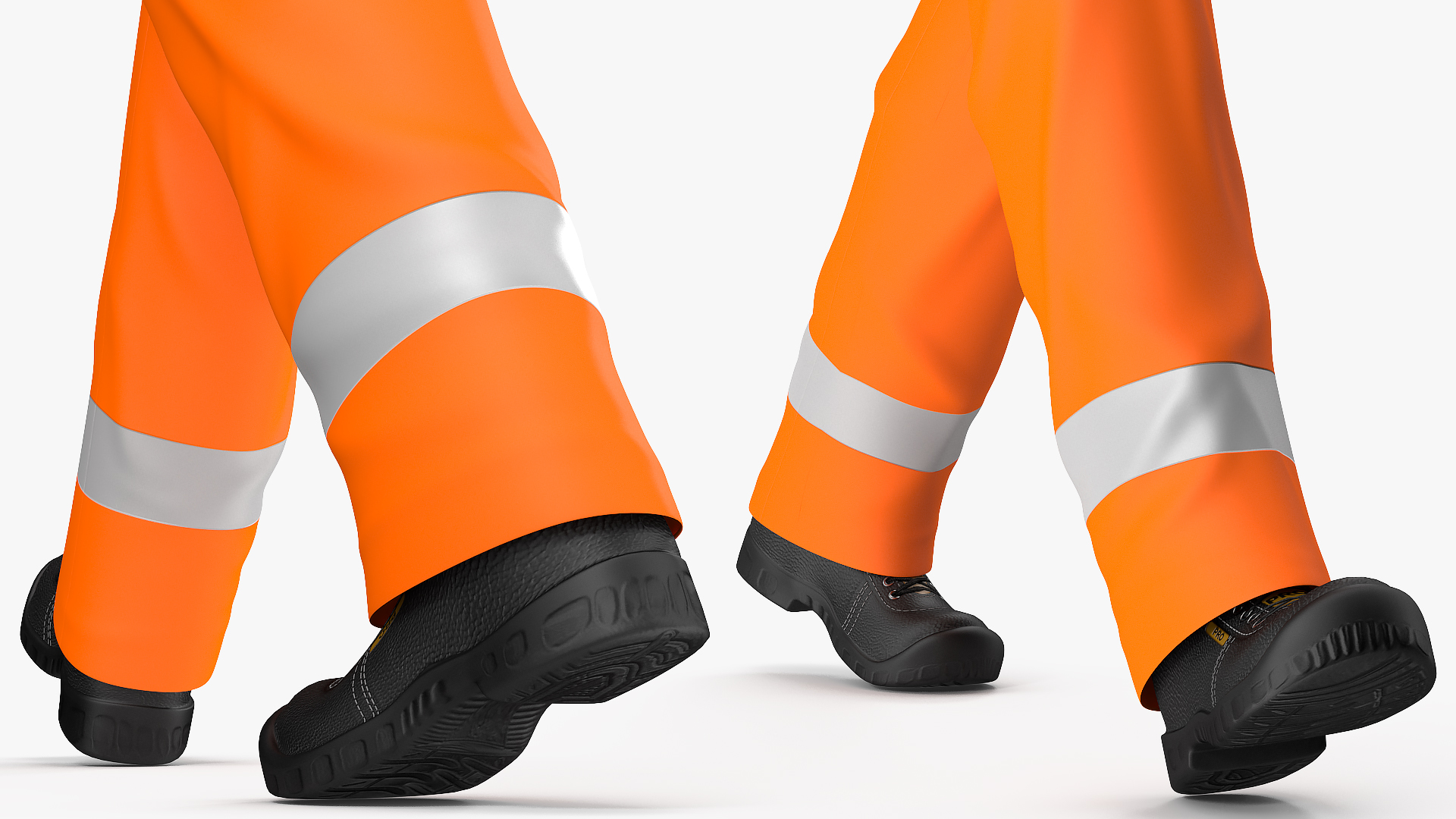 Road Worker Walking Pose 3D model