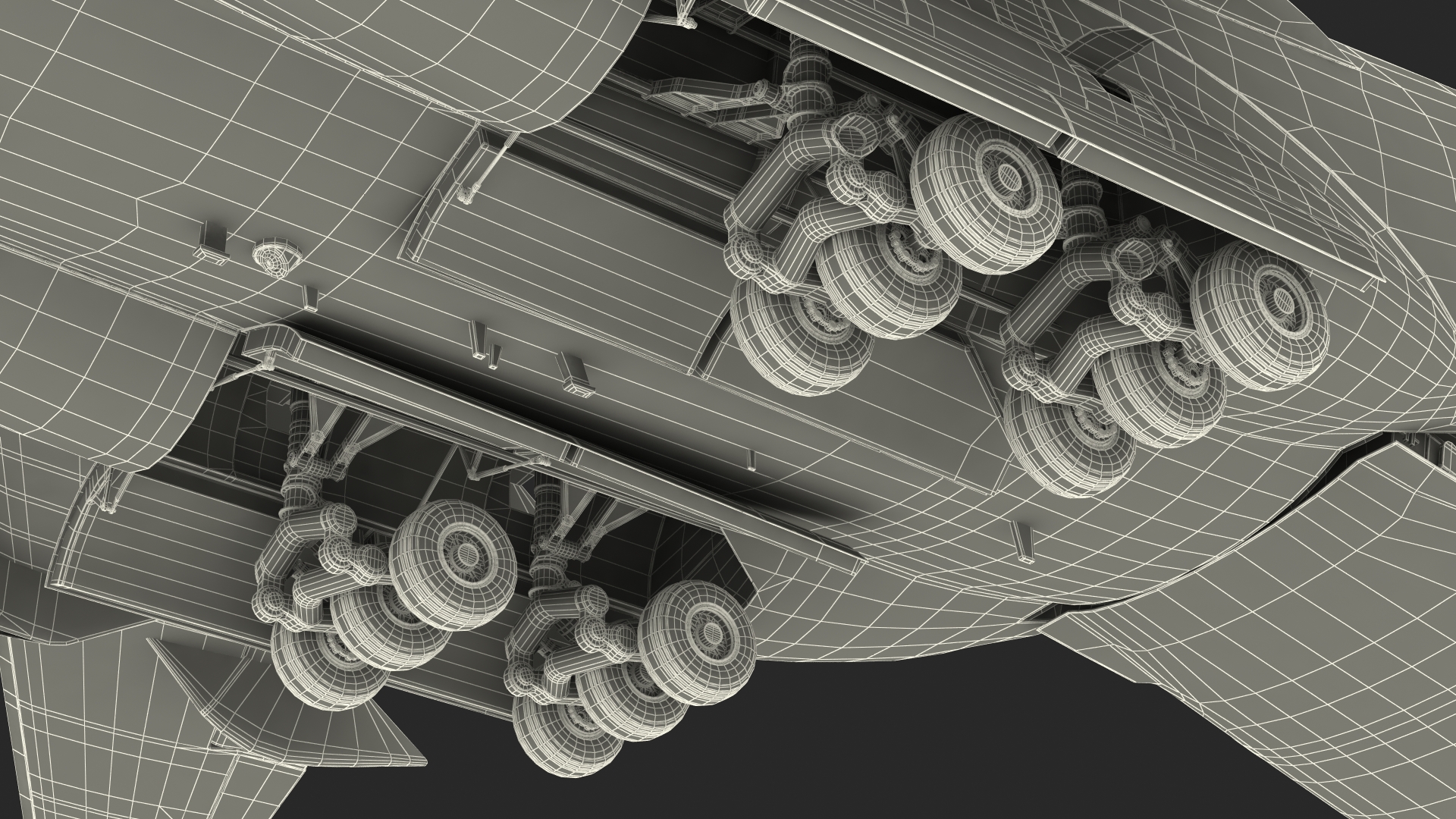 Boeing C17 Globemaster III Cargo Door Open 3D