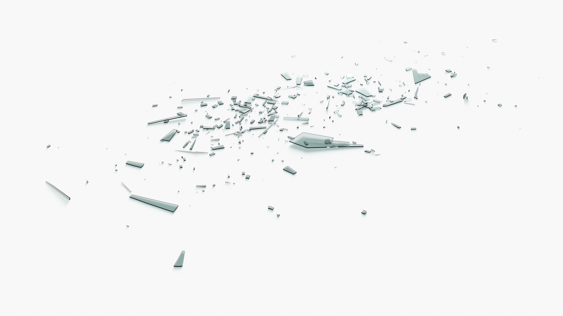 Broken Glass Fragments(1), view 3