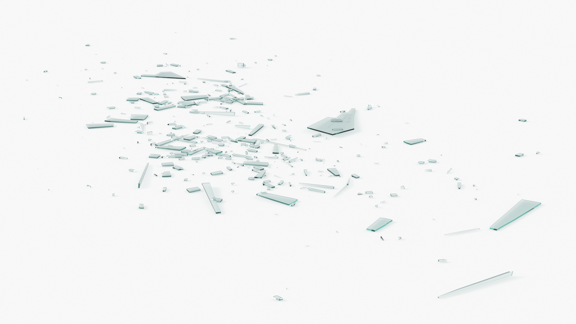 Broken Glass Fragments(1)