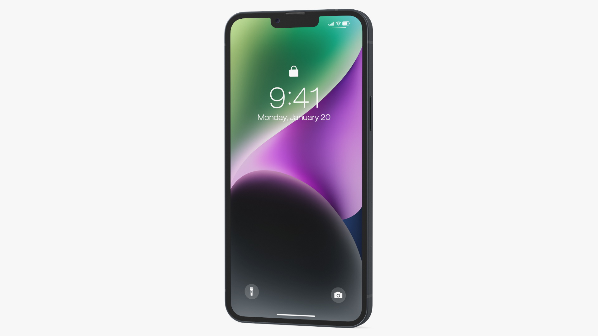 Apple iPhone 14 Plus Midnight 3D model