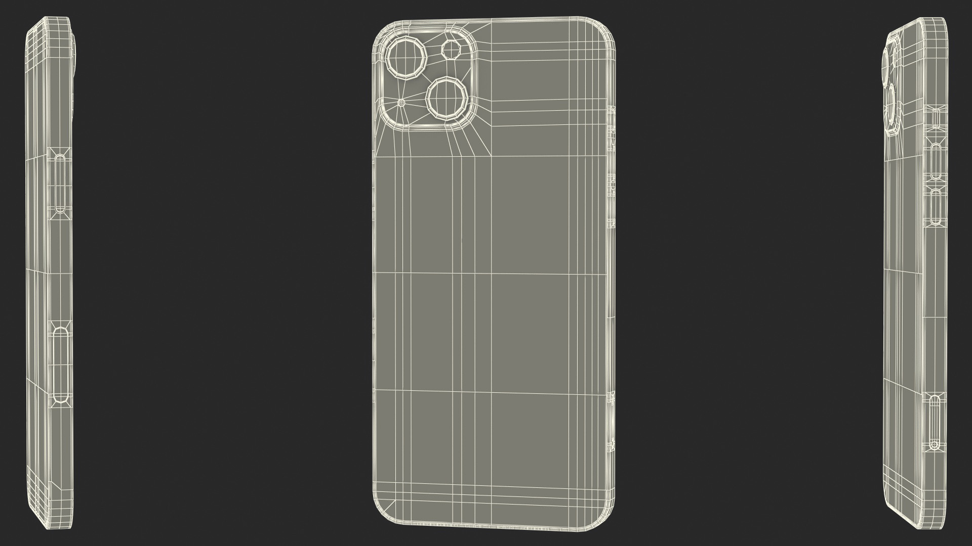 Apple iPhone 14 Plus Midnight 3D model
