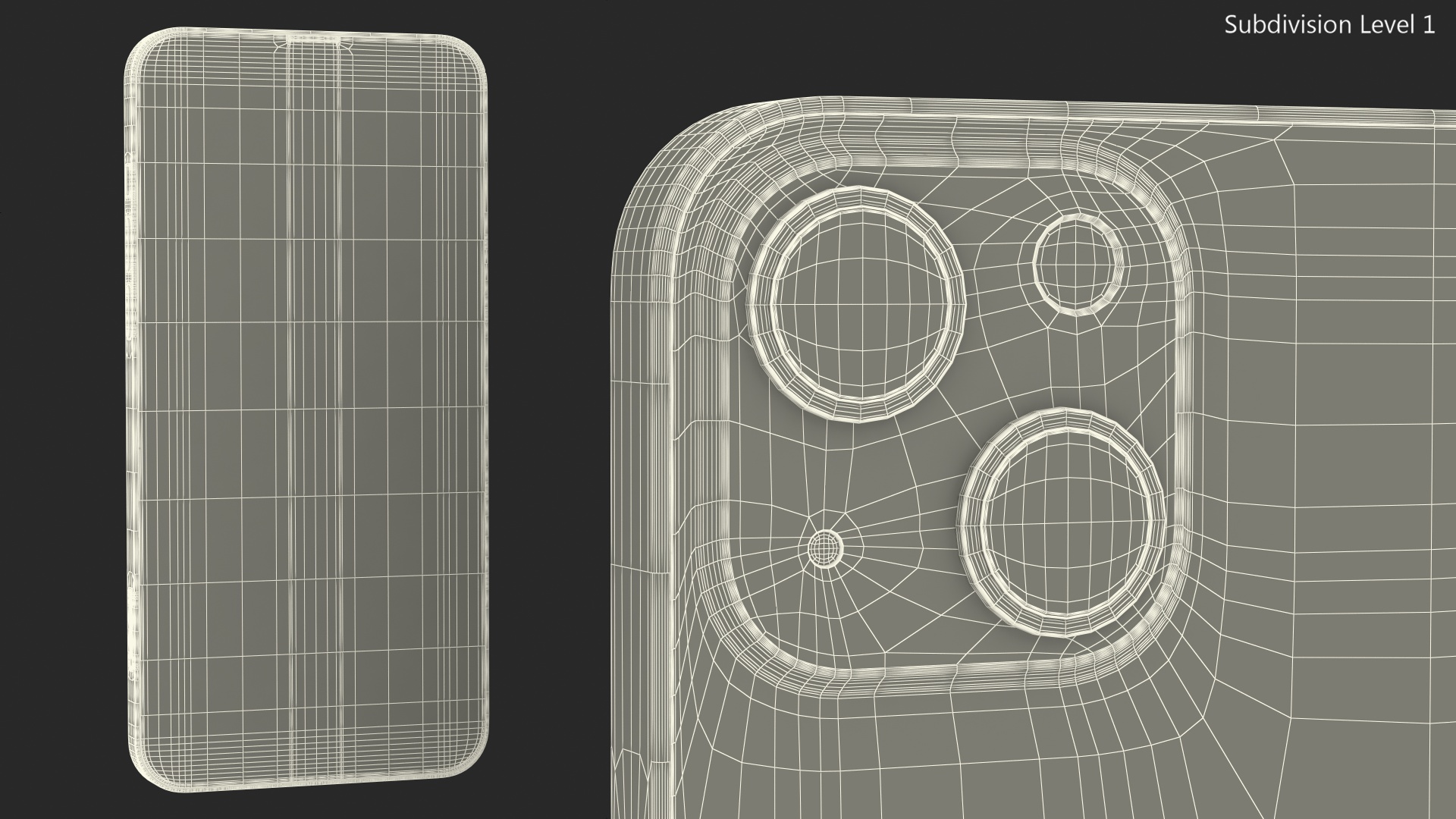 Apple iPhone 14 Plus Midnight 3D model