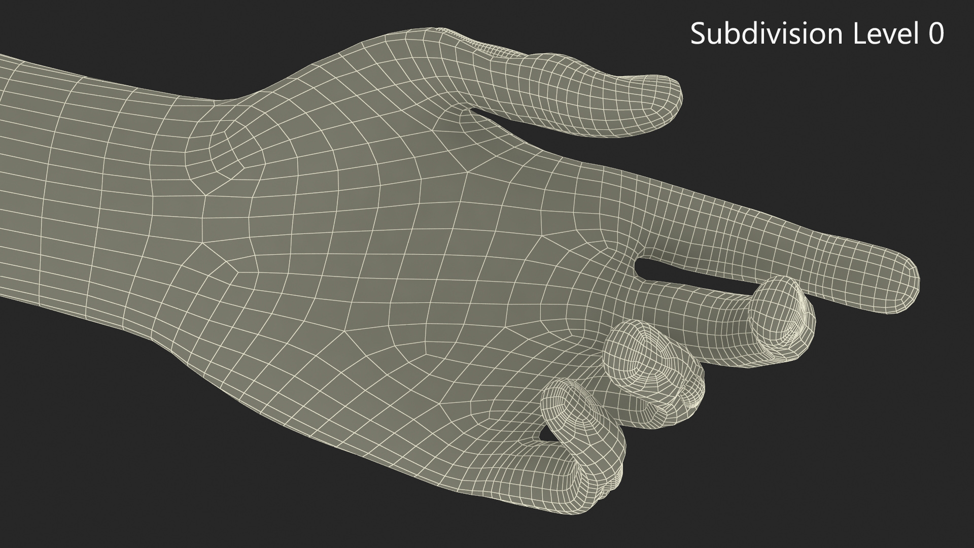 Zombie Hands Rigged 3D model
