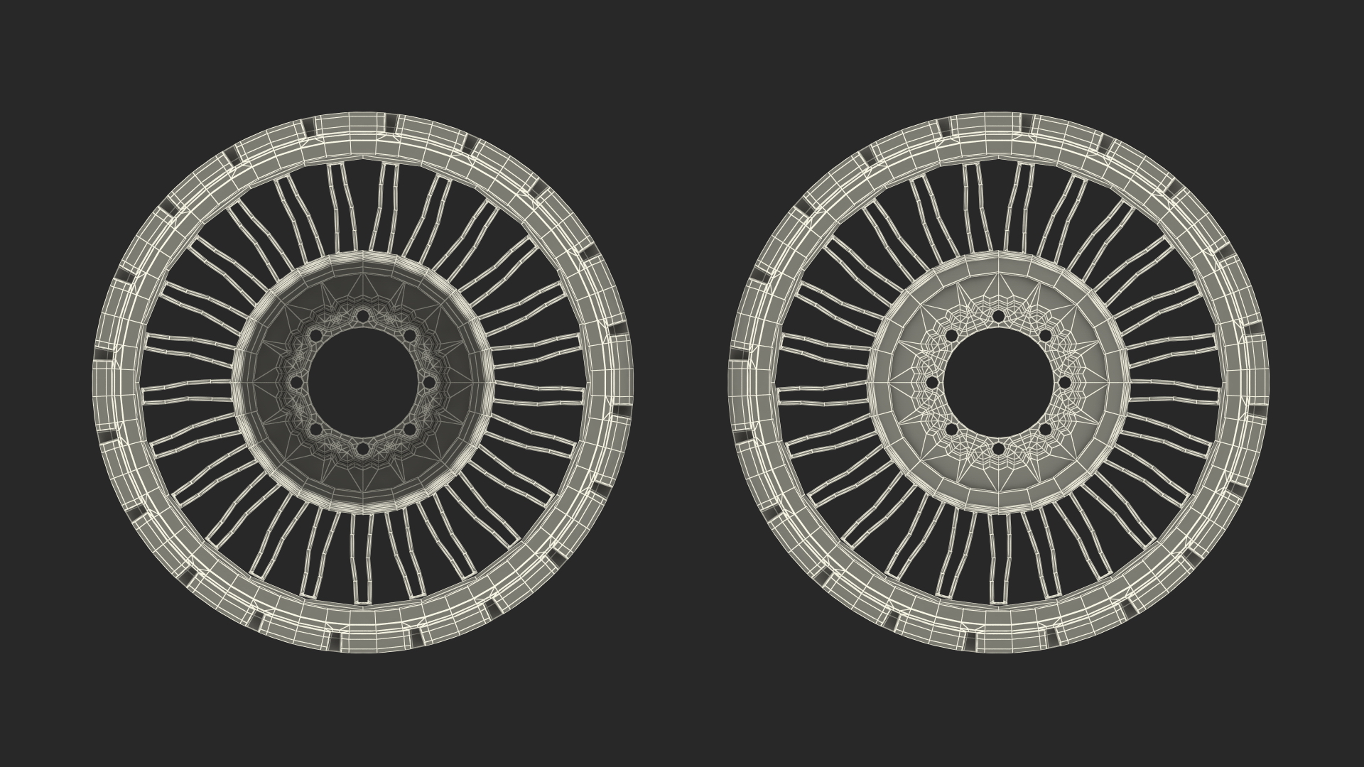 3D model Hard Surface Tire Michelin X Tweel Dirty