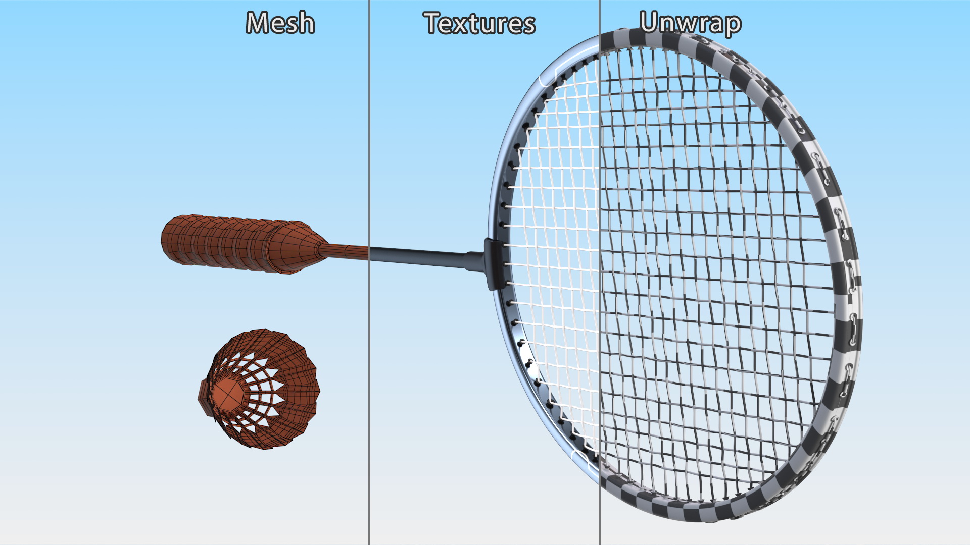 3D Professional Carbon Fiber Badminton Racket and Feather Shuttlecock