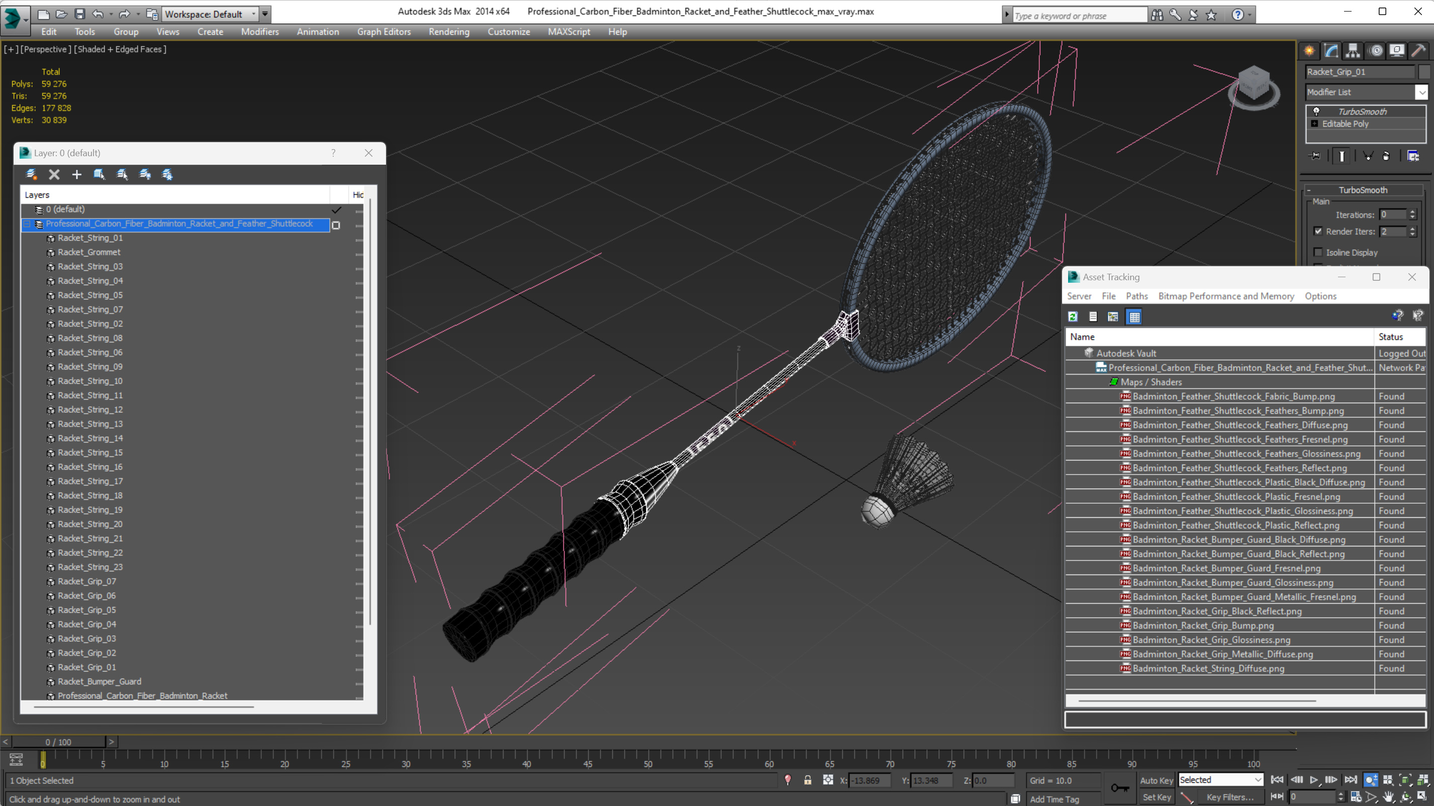 3D Professional Carbon Fiber Badminton Racket and Feather Shuttlecock