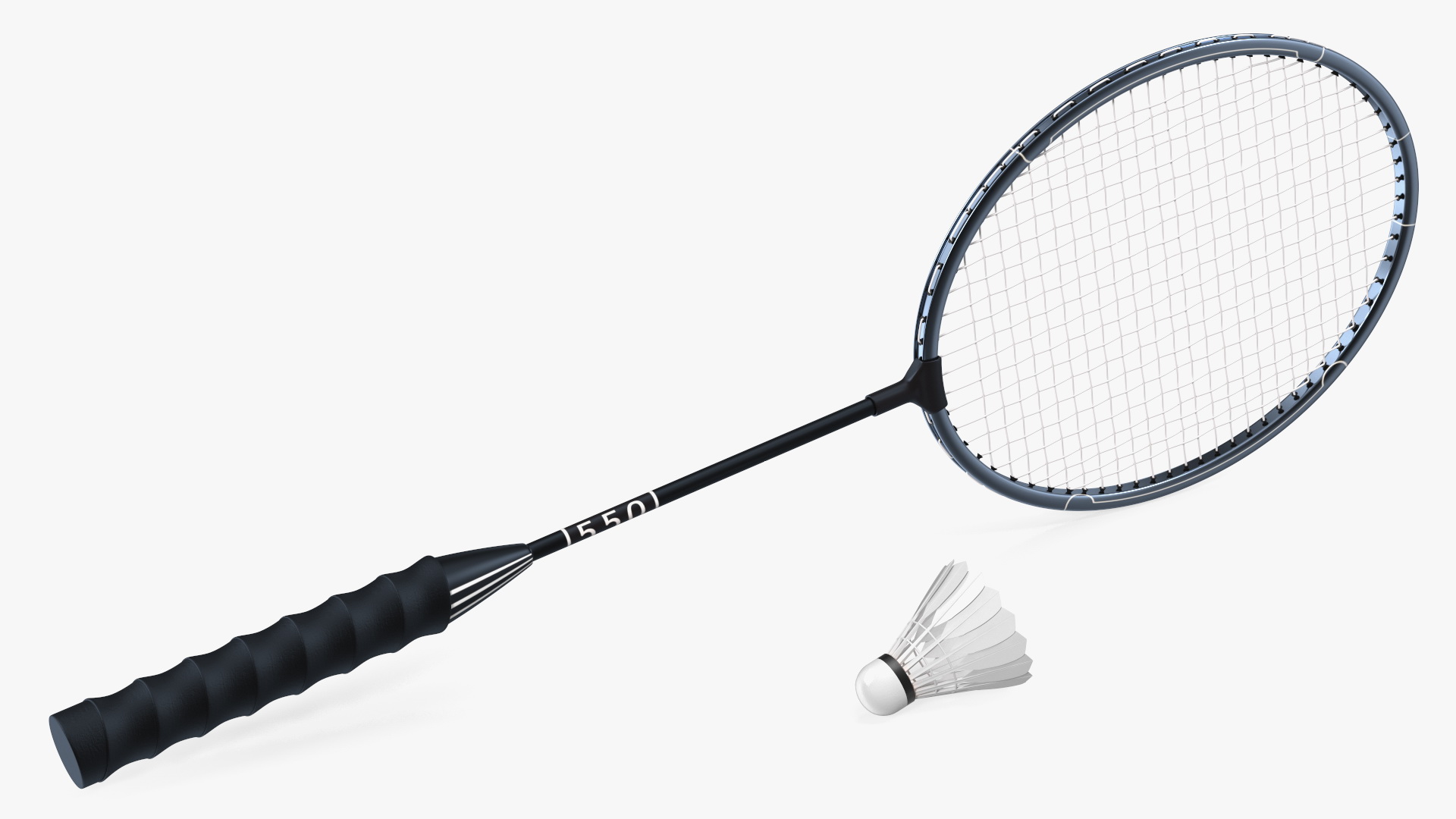 3D Professional Carbon Fiber Badminton Racket and Feather Shuttlecock