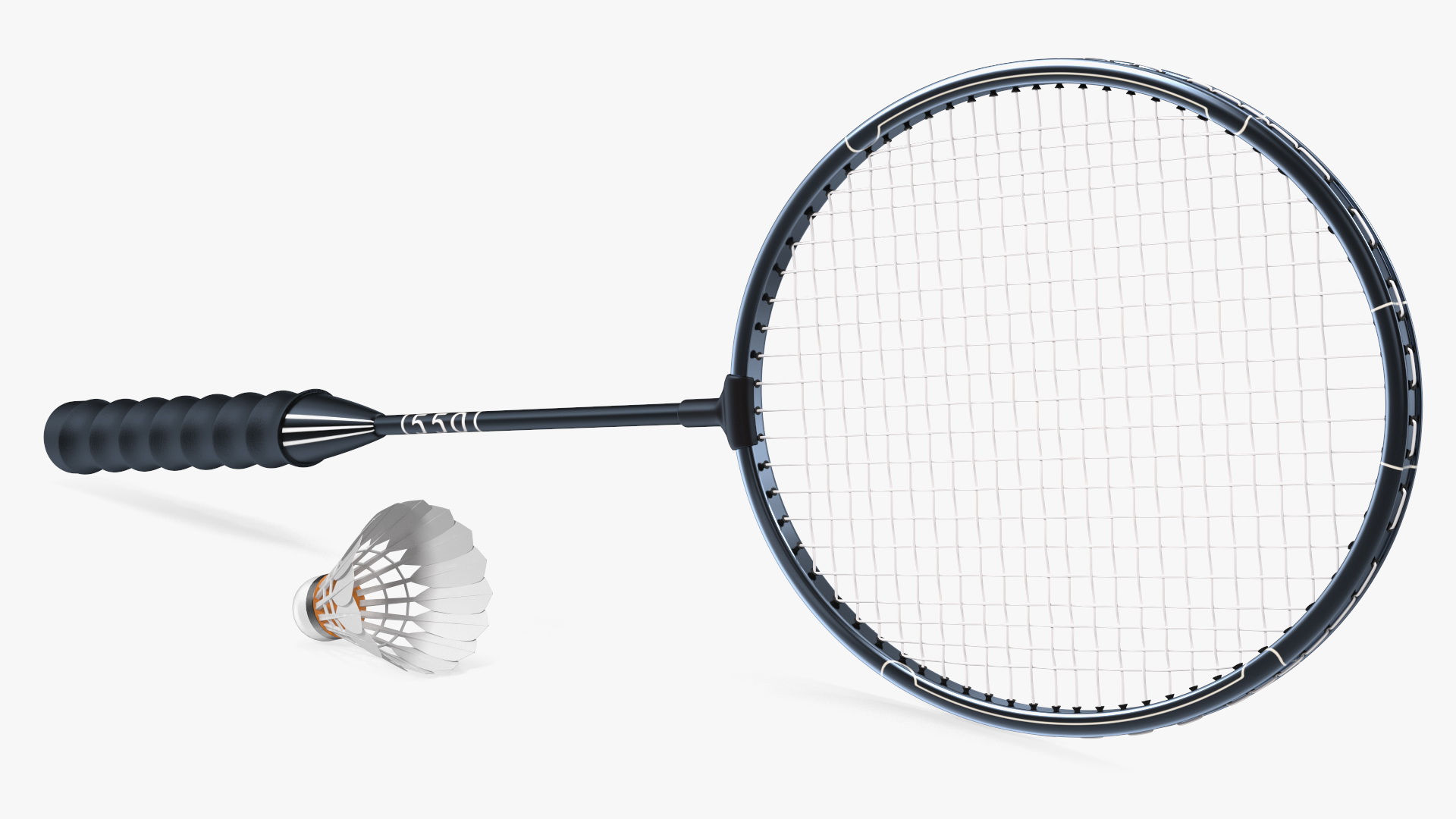 3D Professional Carbon Fiber Badminton Racket and Feather Shuttlecock