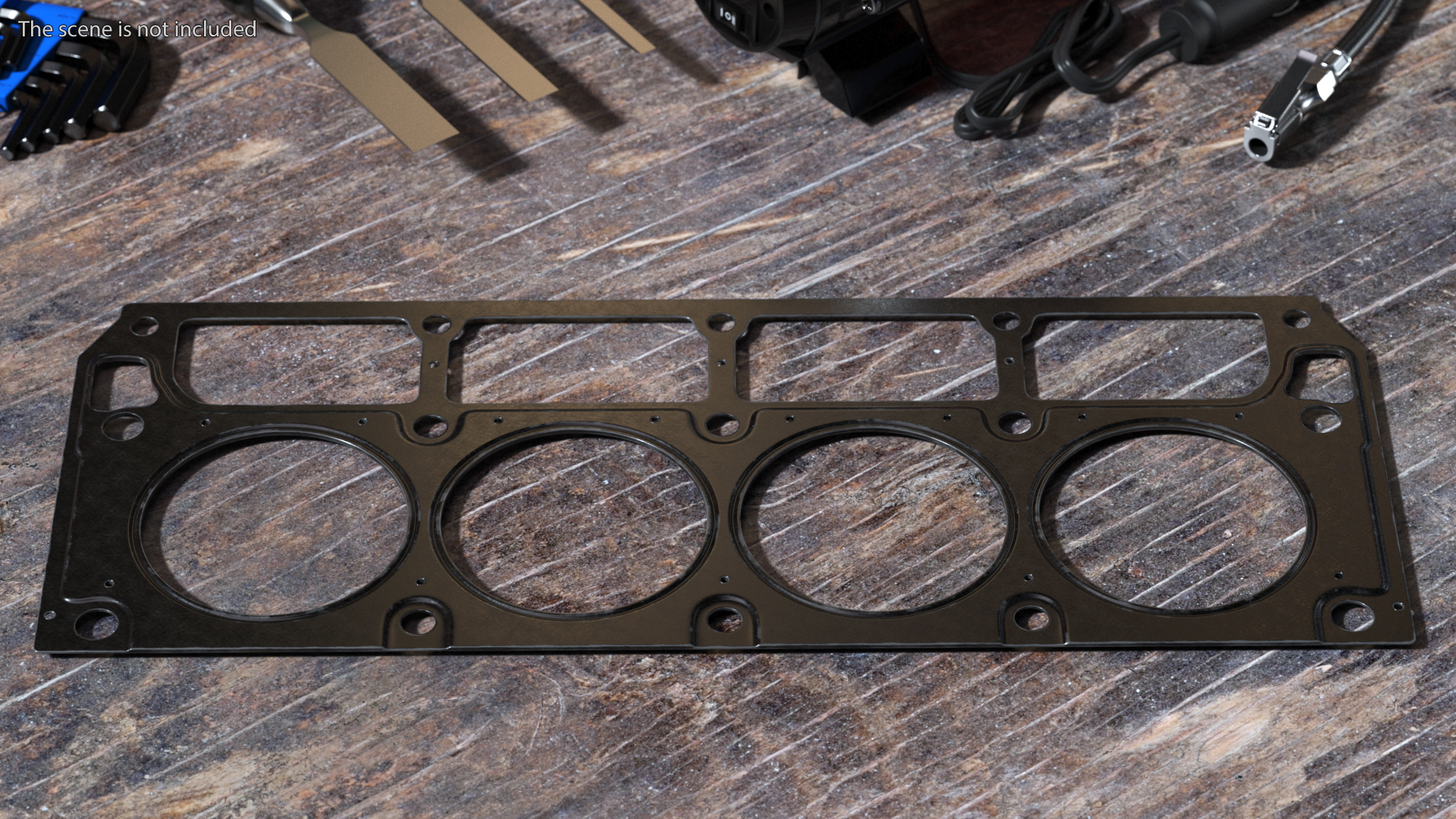 GM Cylinder Head Gasket Steel 3D model