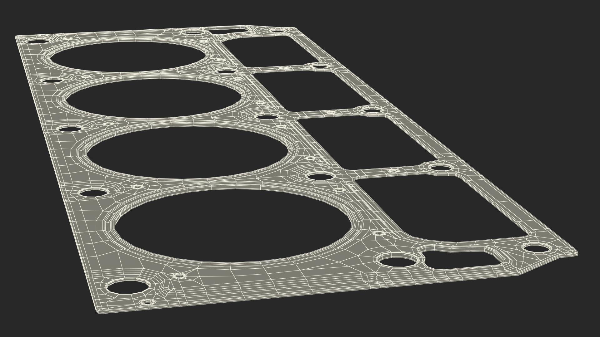 GM Cylinder Head Gasket Steel 3D model