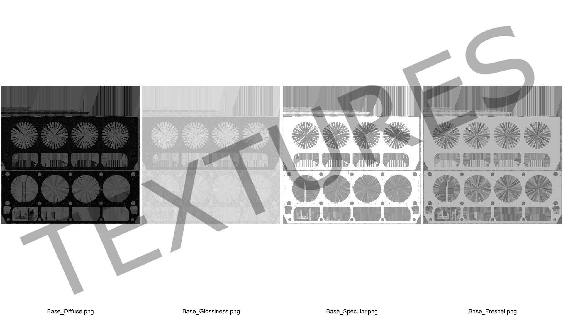 GM Cylinder Head Gasket Steel 3D model