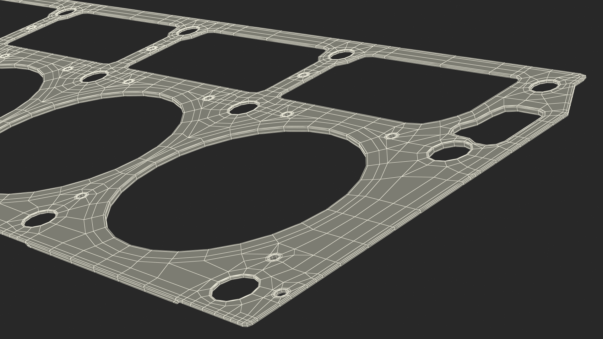 GM Cylinder Head Gasket Steel 3D model