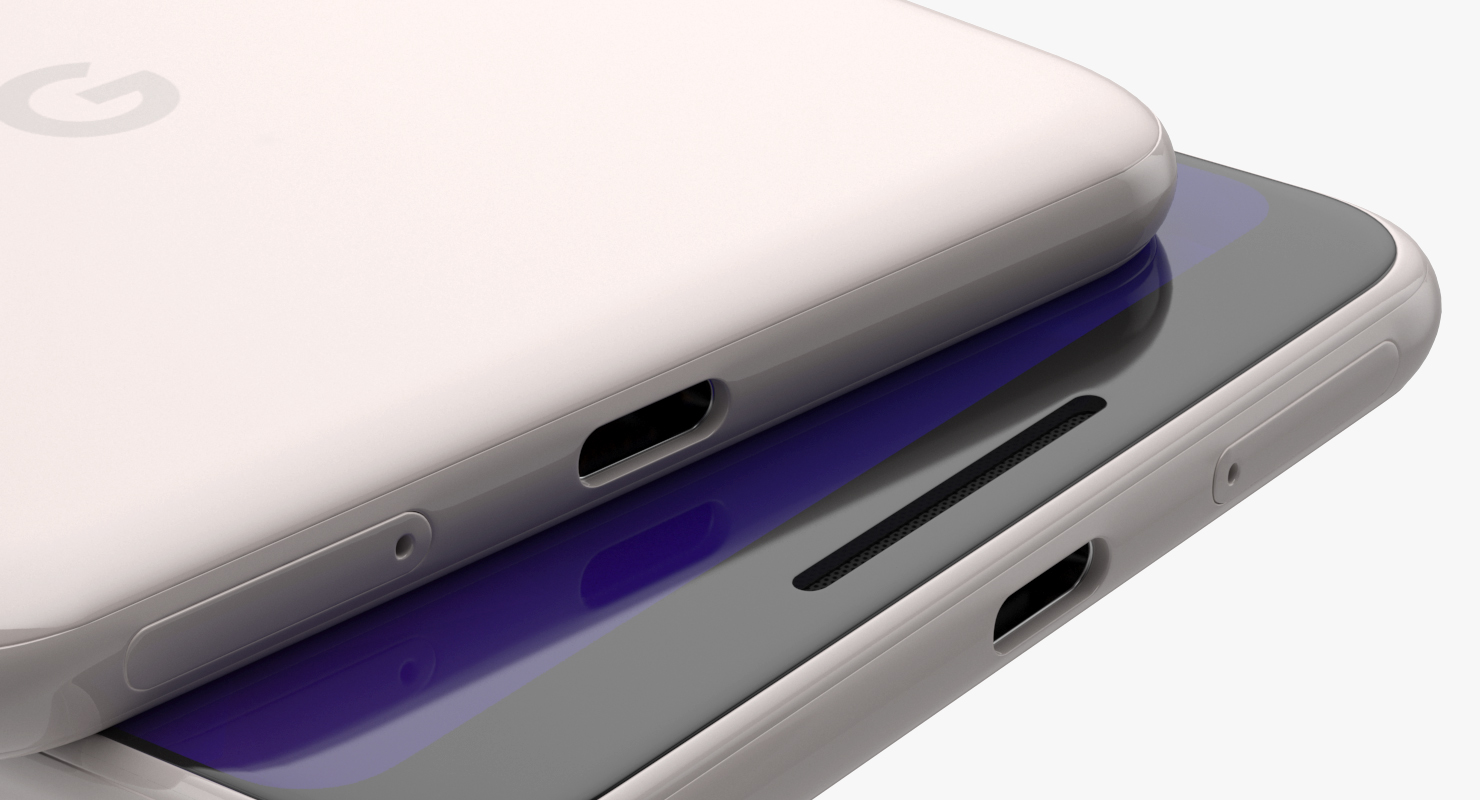 3D model Gold Pixel 3XL Smartphone