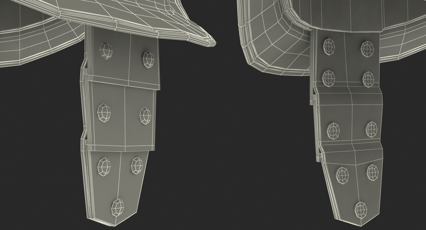 Morion Helmet with Wings 3D model