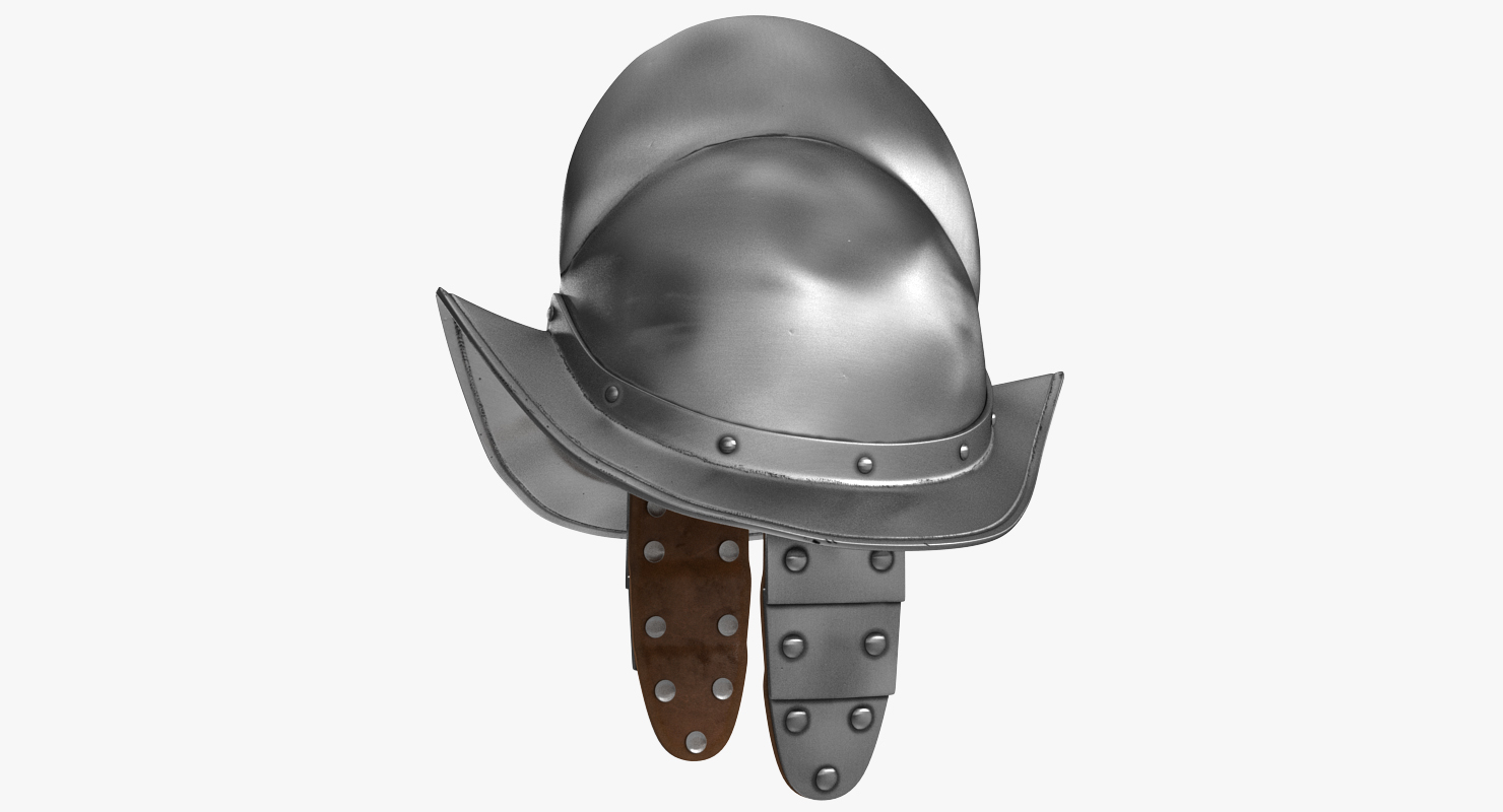 Morion Helmet with Wings 3D model