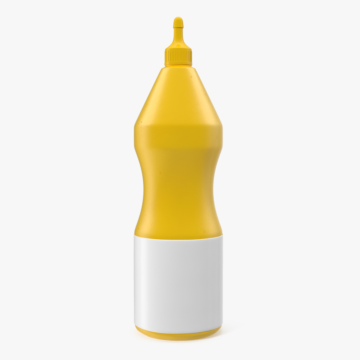 Plastic Squeeze Bottle 3D Model, view 4
