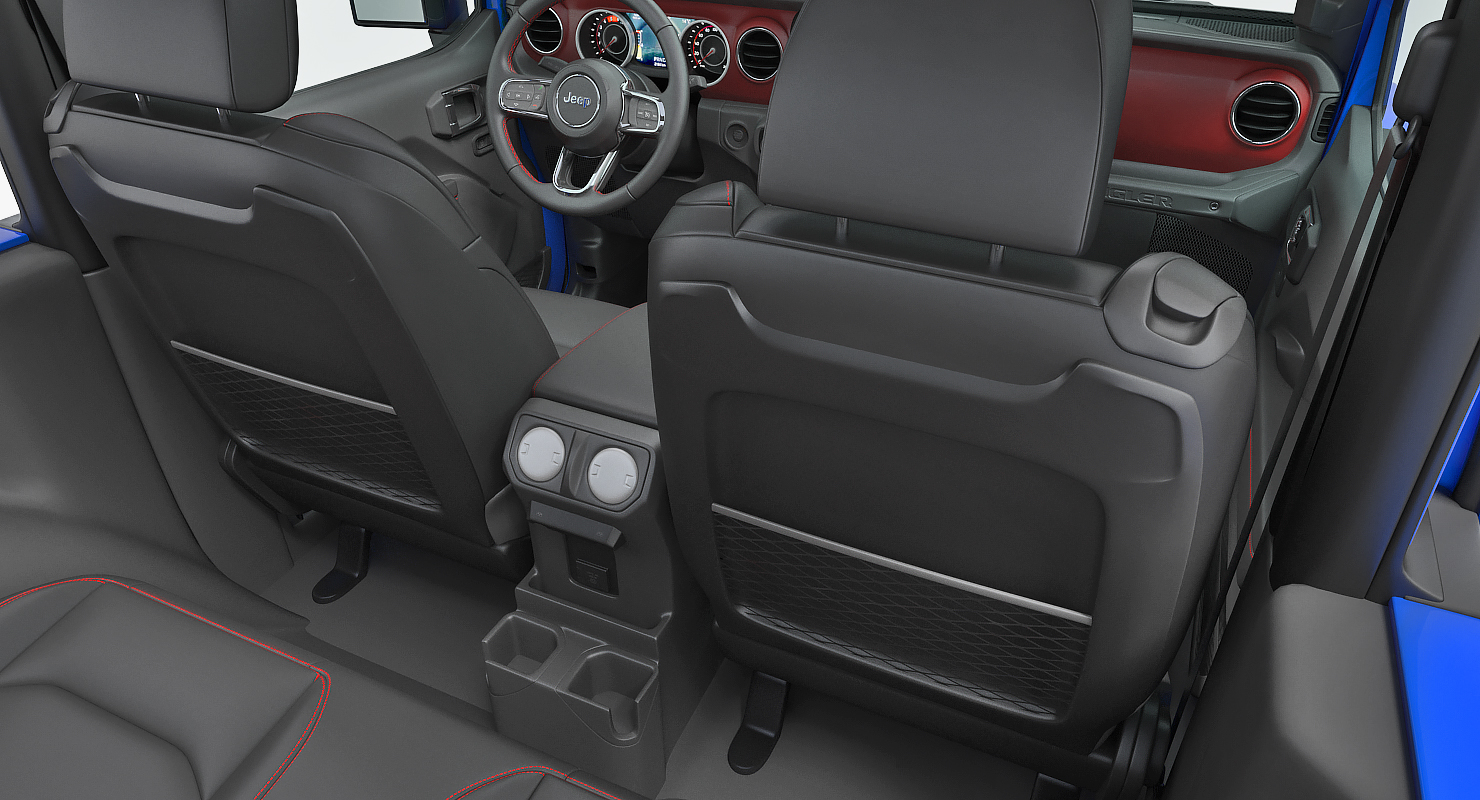 3D 4x4 Jeep Wrangler Dirty model