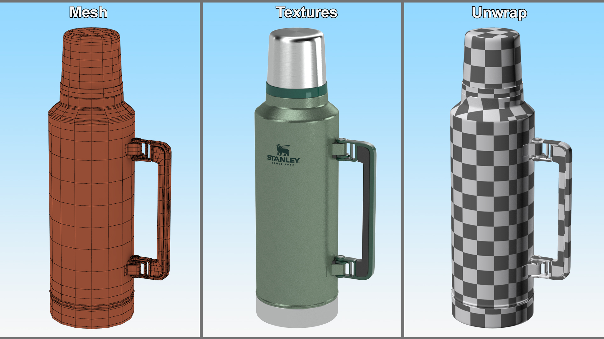 Termos Stanley Classic Bottle 3D model