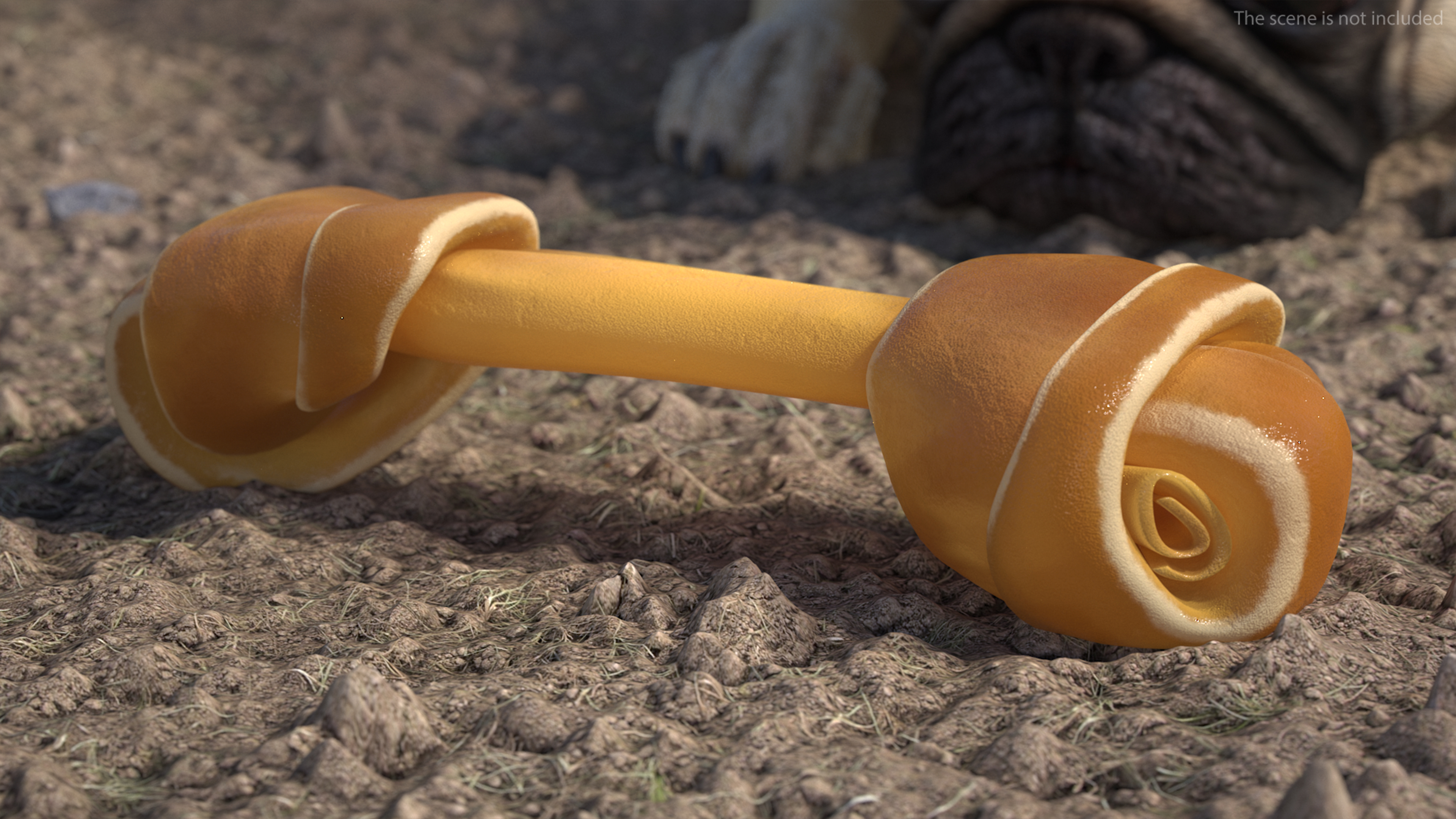 3D Chewing Dog Chew Bone