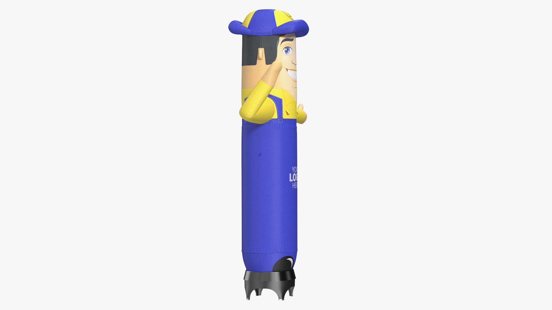 Inflatable Barker Right Hand Animated 3D